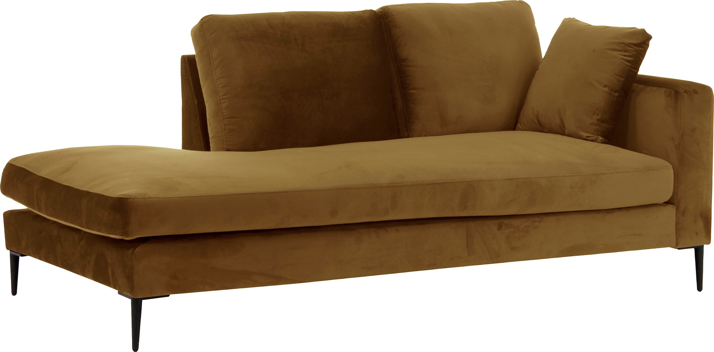 Home affaire Recamiere »Cozy Chaiselongue, Maße B/T/H: 195/97/80 cm« mit lo günstig online kaufen