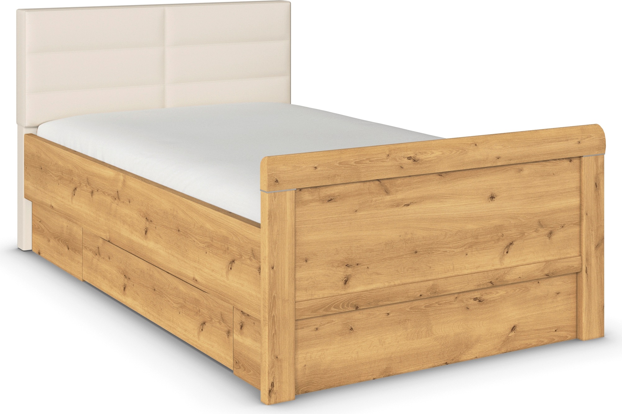 rauch Stauraumbett »Bett Einzelbett Stollenbett Bettkästen EVELYN«, in Komf günstig online kaufen