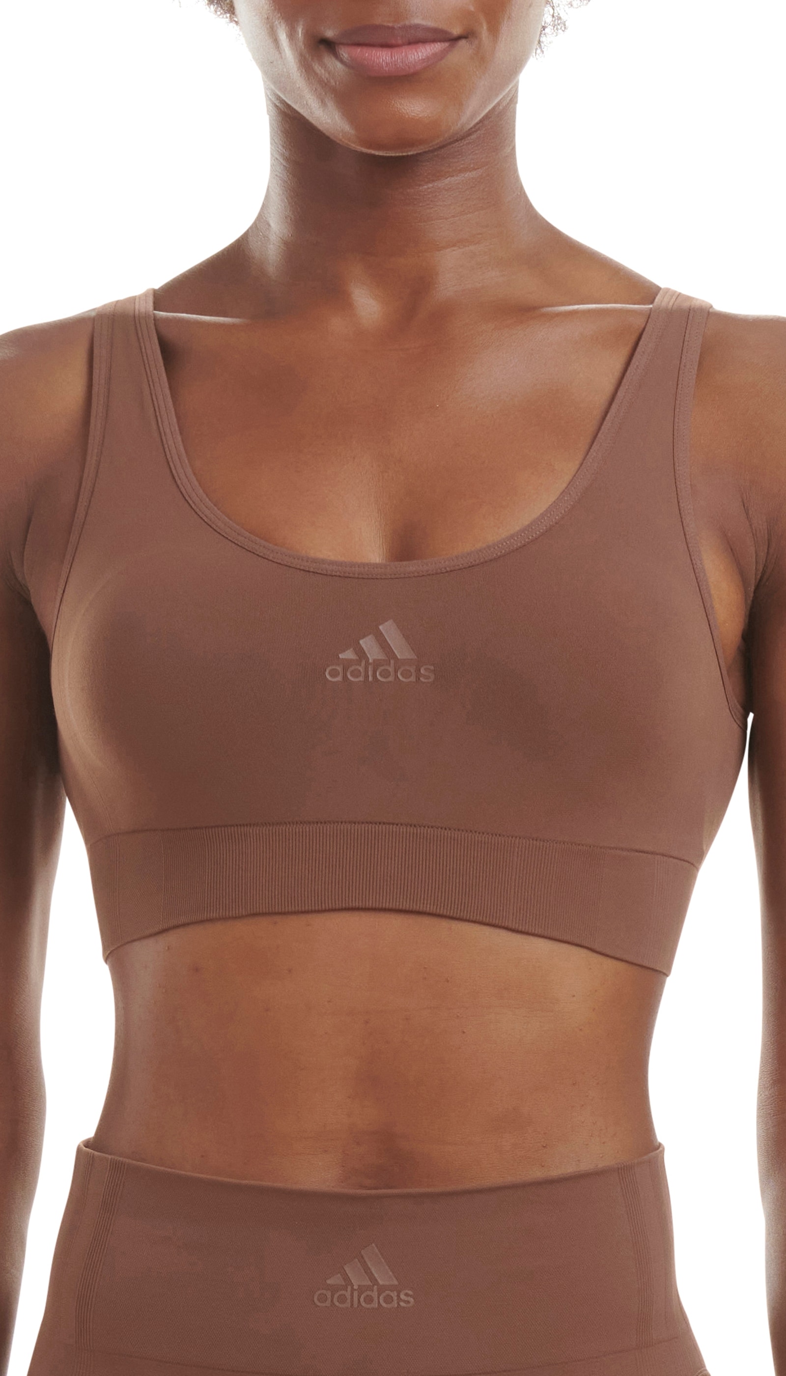 adidas Sportswear Bustier »"Sport Active Seamless Micro Stretch"«, zusätzliche Stretch Eigenschaft behält Stoff an Ort und Stelle