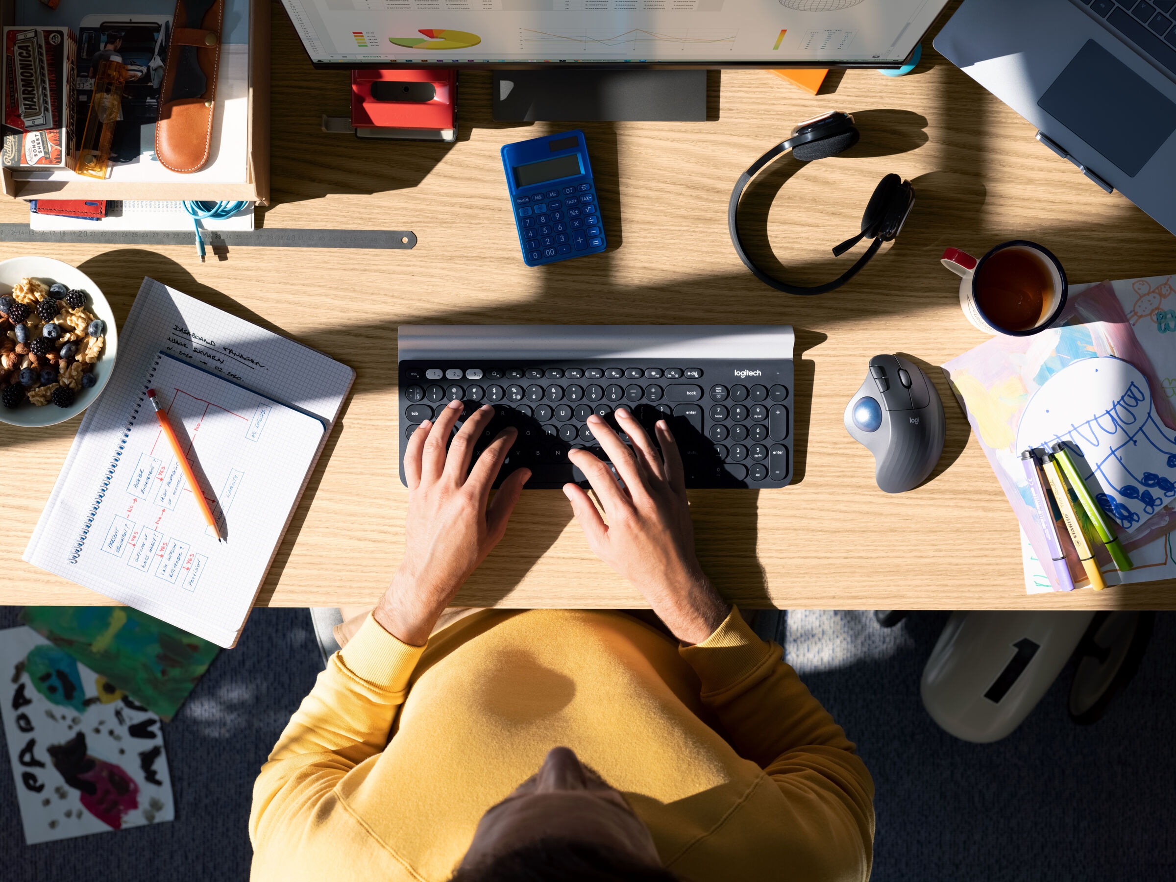 Logitech Maus »ERGO M575 for Business«