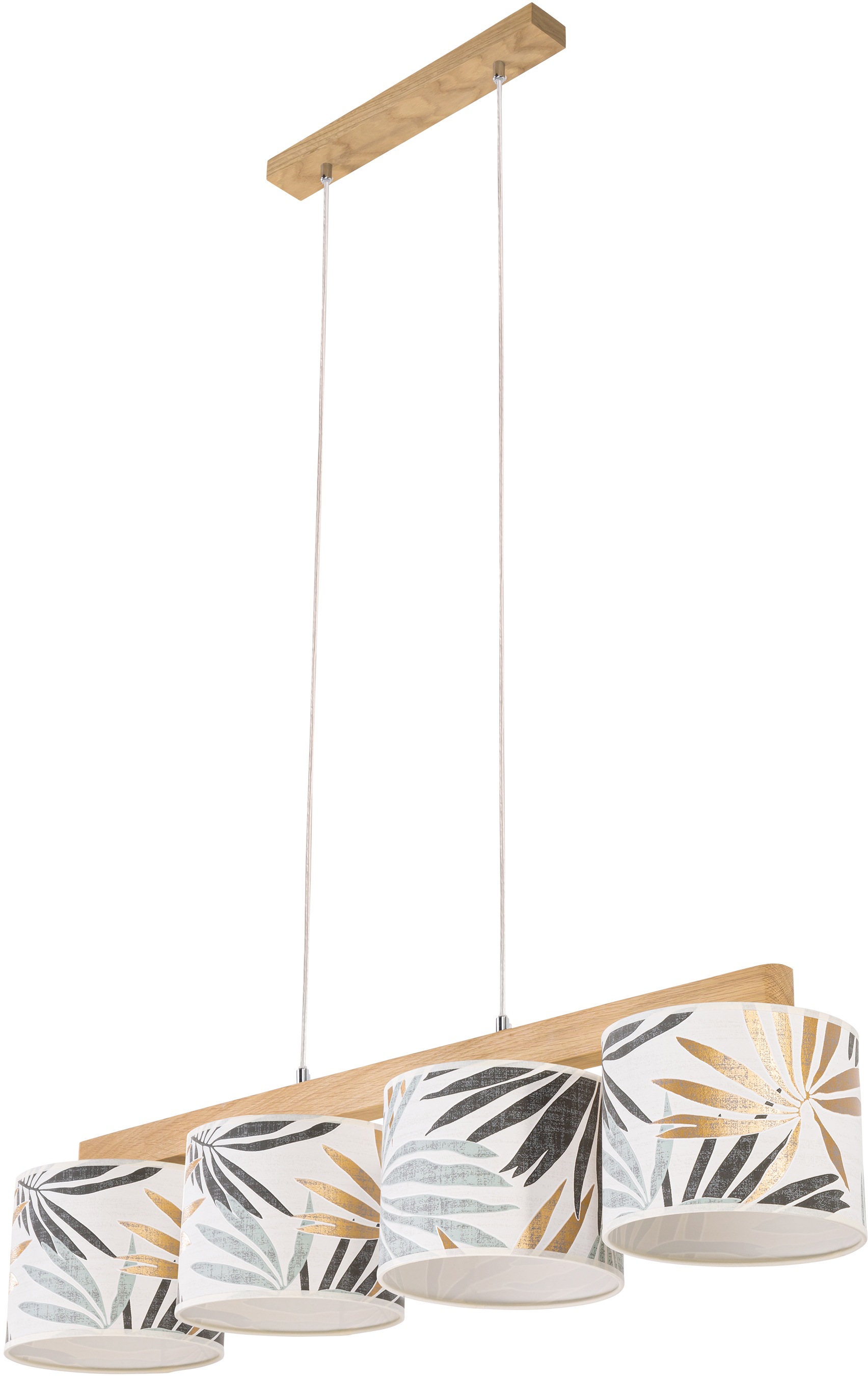 BRITOP LIGHTING Pendelleuchte »HOJA«, 4 flammig, Leuchtmittel E27   ohne Le günstig online kaufen
