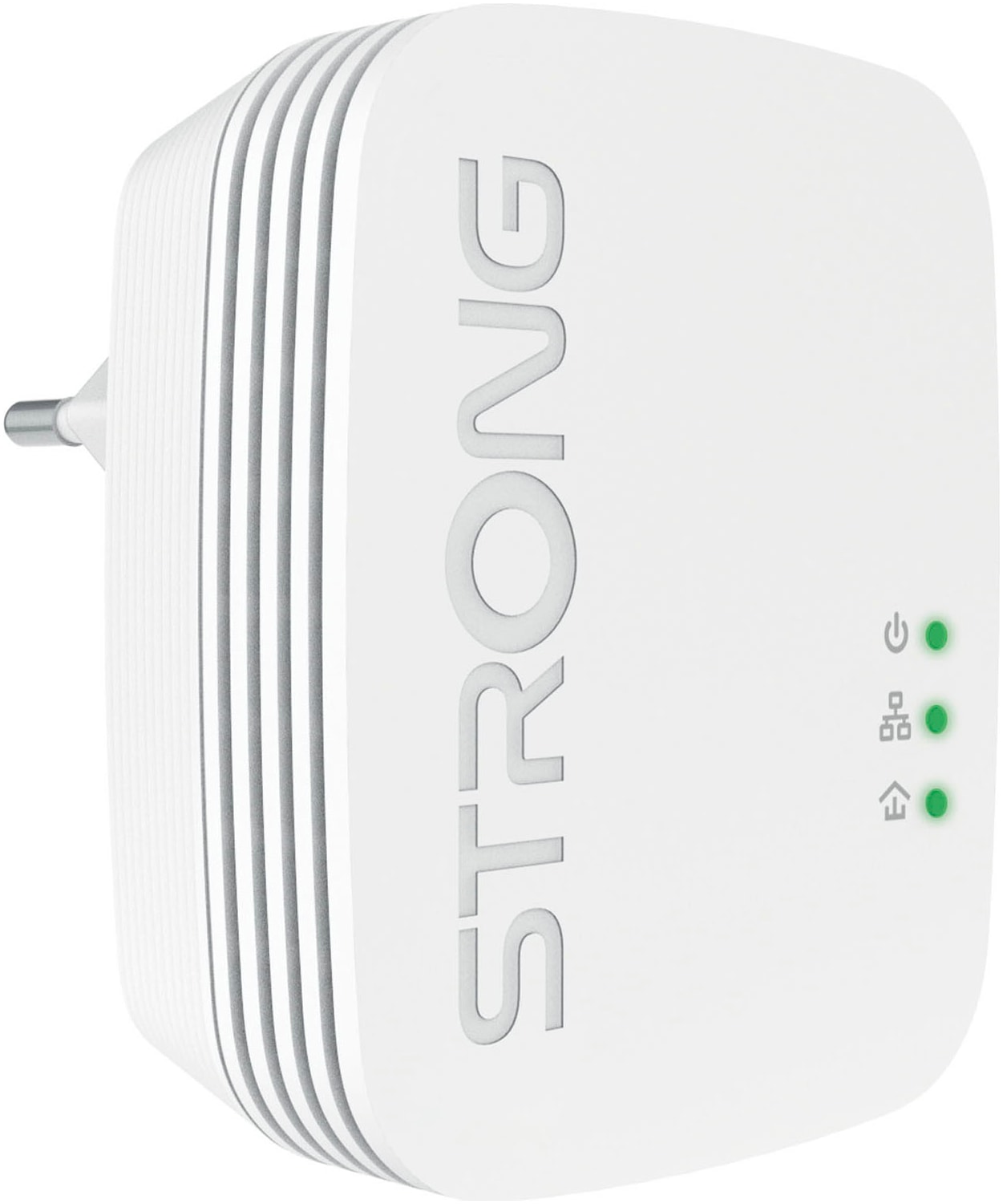 Strong Reichweitenverstärker »Powerline MINI, 600 Mbit/s Set (2 Einheiten)«, (2 St.)