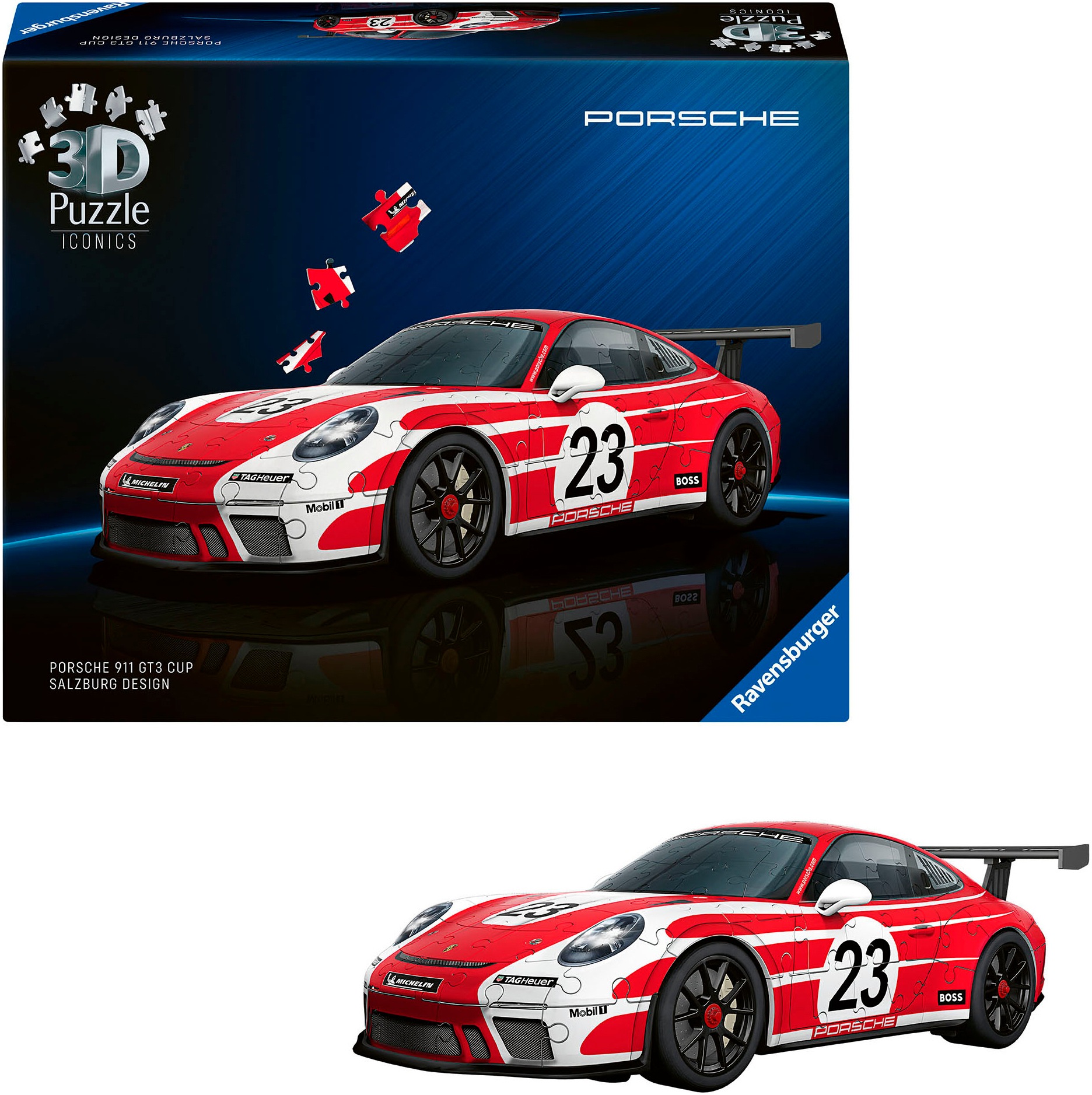 Ravensburger 3D-Puzzle »Iconics: Porsche 911 "Salzburg Edition"«, Made in Europe