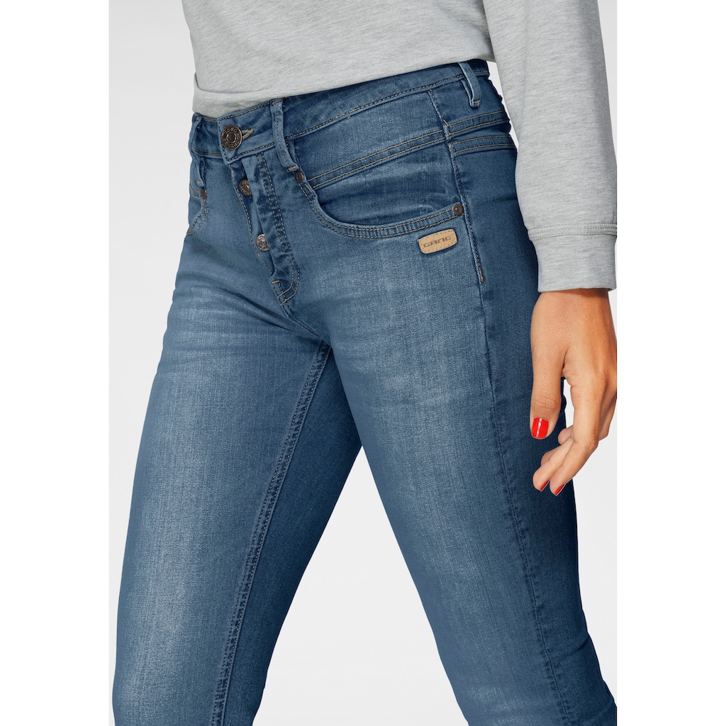 GANG Skinny-fit-Jeans »94Medina«, mit stylischer halb offener Knopfleiste