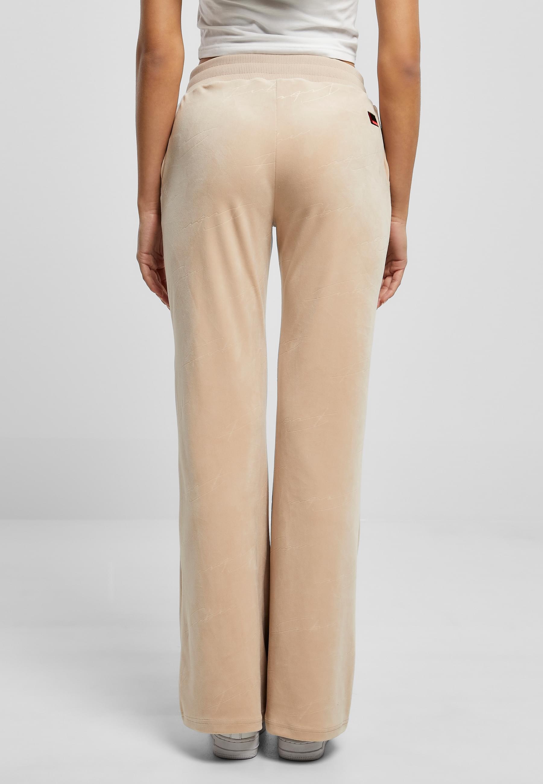 Fubu Stoffhose »Fubu Damen FW231-015-1 FUBU Signature Allover Velour Pants«