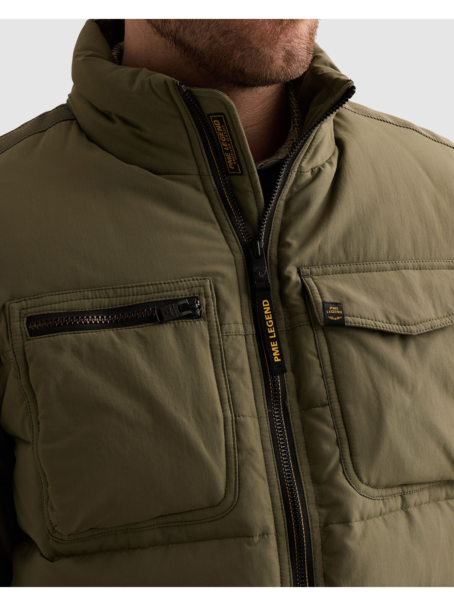 PME LEGEND Outdoorjacke wasserabweisend, mit horizontaler Steppung