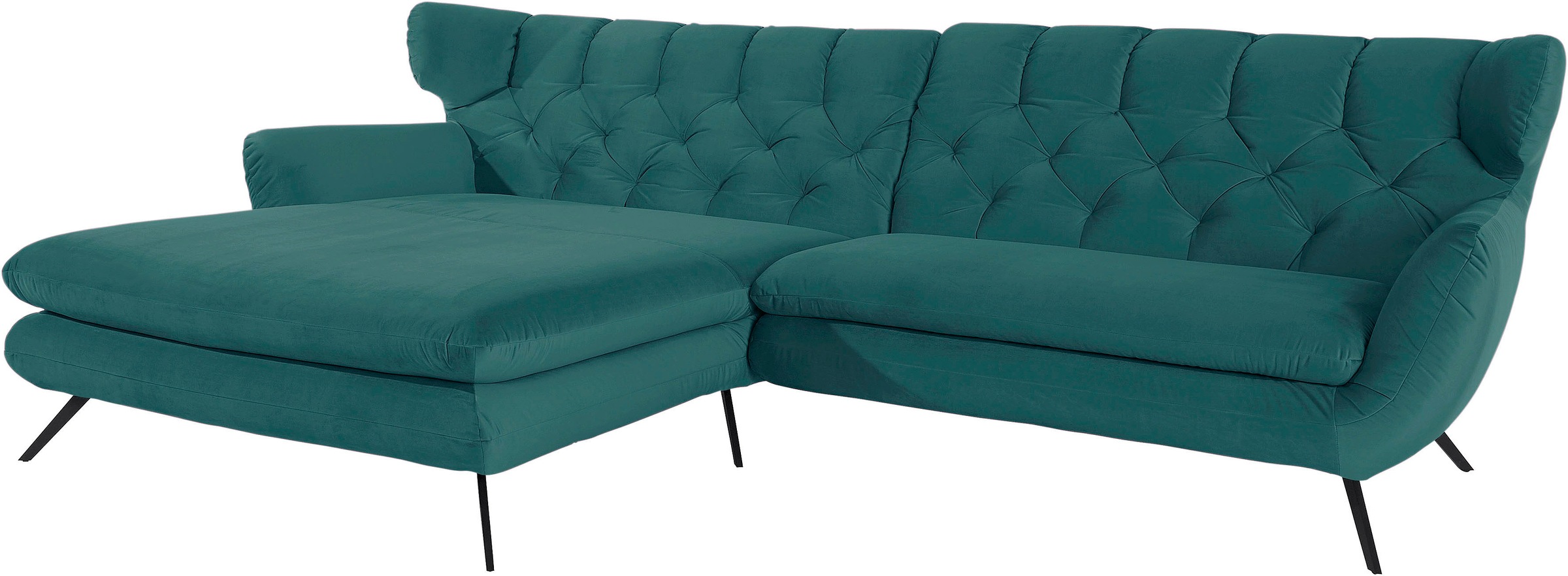 3C Candy Ecksofa »Beatrice Designsofa in moderner Retrooptik, bequem und ex günstig online kaufen