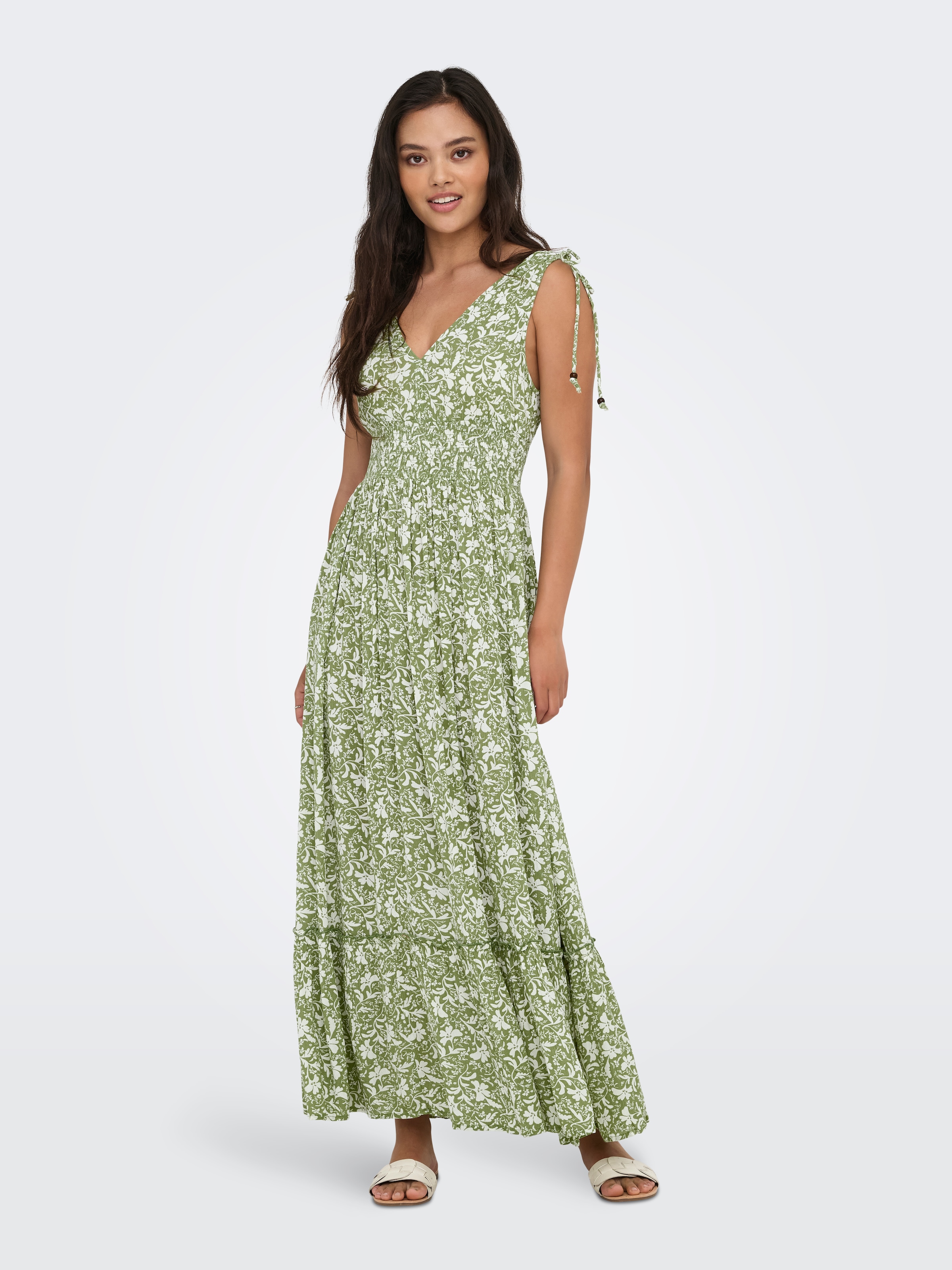 ONLY Maxikleid »ONLFERNANDA LIFE S/L LONG DRESS WVN«