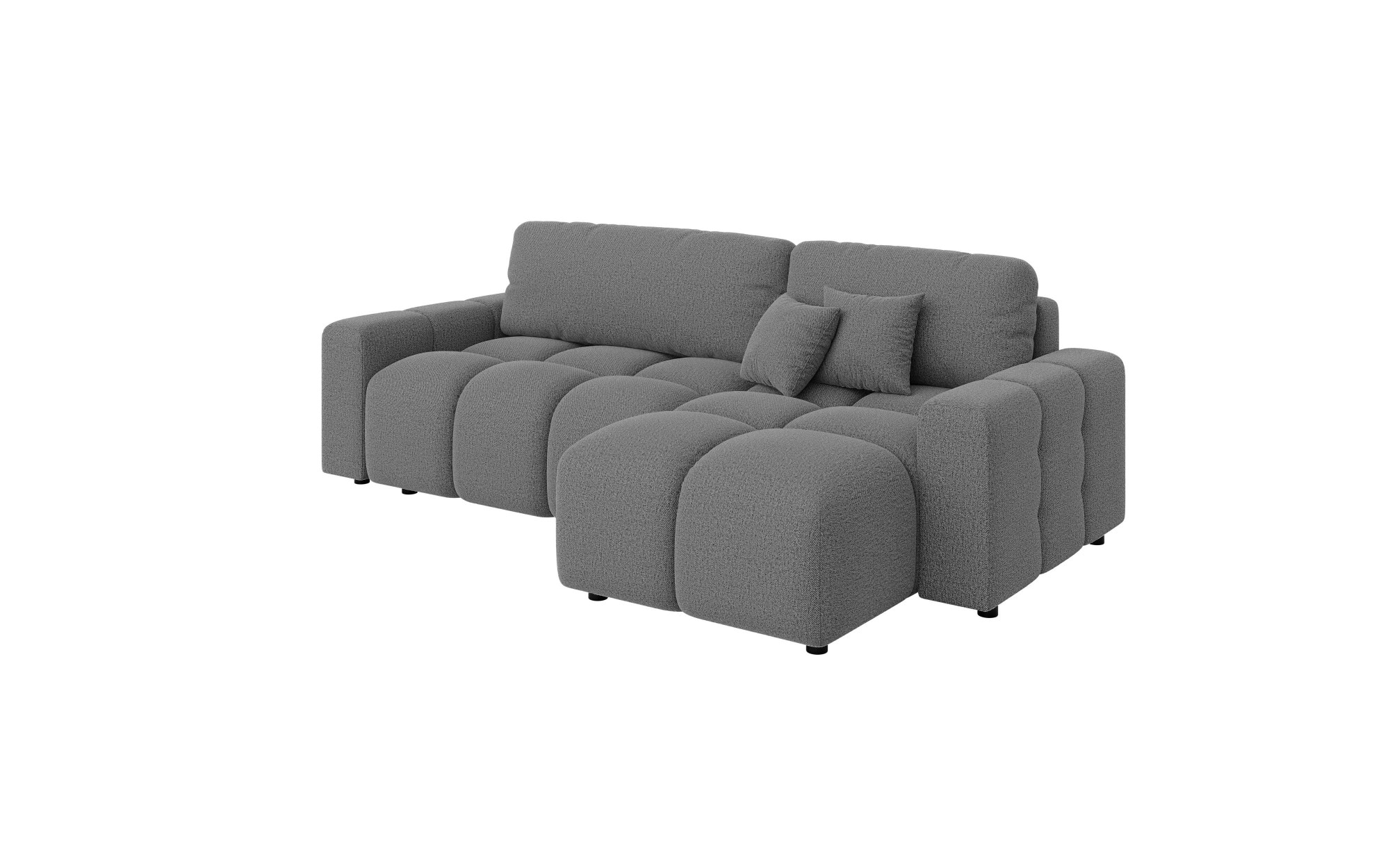 Home affaire Ecksofa »FELICI, Schlafsofa 233cm, L-Form mit Recamiere beidseitig montierbar« Designsofa mit Bettfunktion und Bettkasten, Maße B/T/H: 233/142/88 cm
