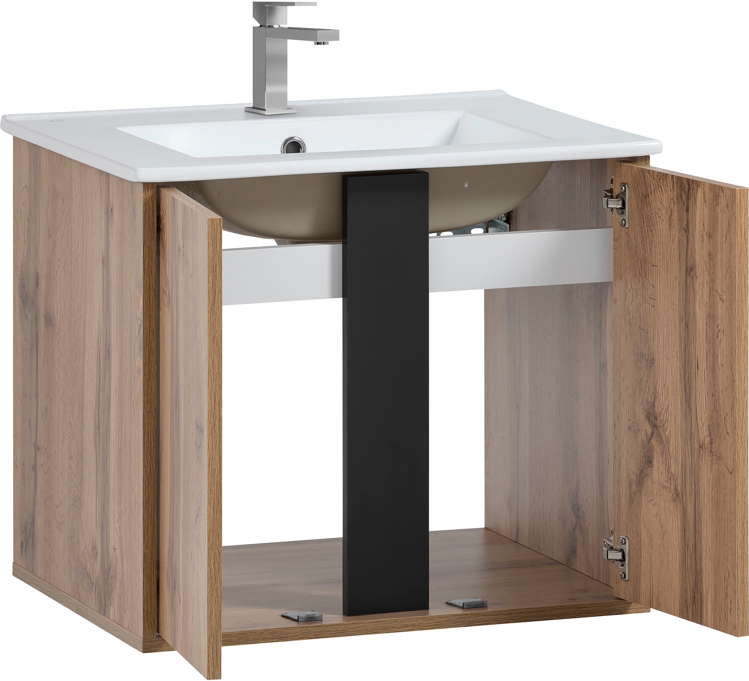 INOSIGN Waschtisch »Dex«, Badschrank, Badmöbel inkl. Waschbecken, 60 cm Breite