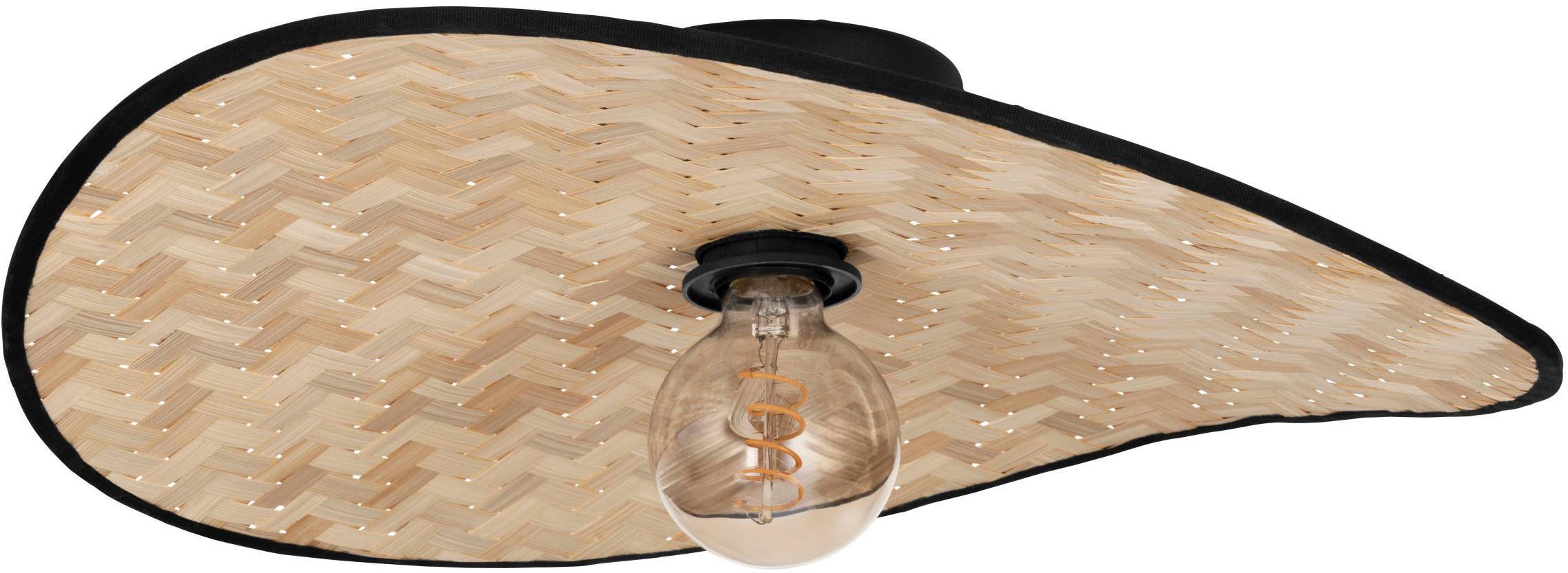 EGLO Deckenleuchte »Marywell Deckenlampe, Wohnzimmerlampe Japan-Stil aus Me günstig online kaufen