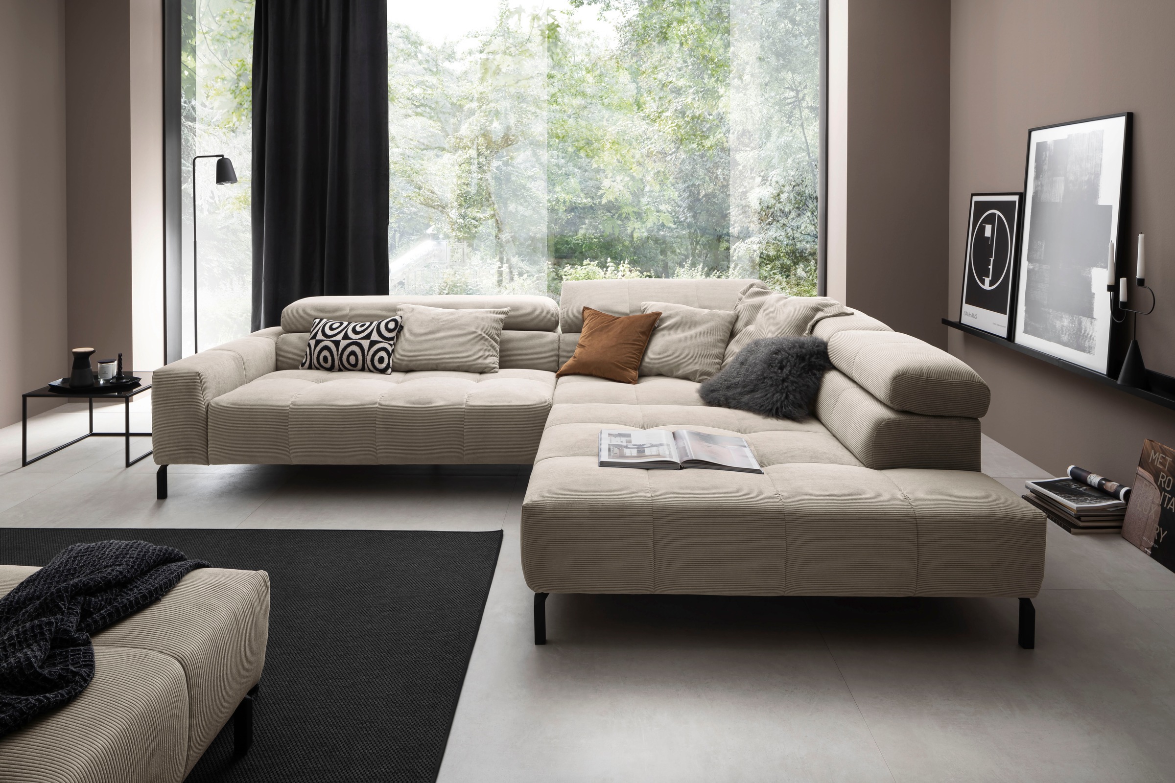 Places of Style Ecksofa Cleveland, L-Form, günstig online kaufen