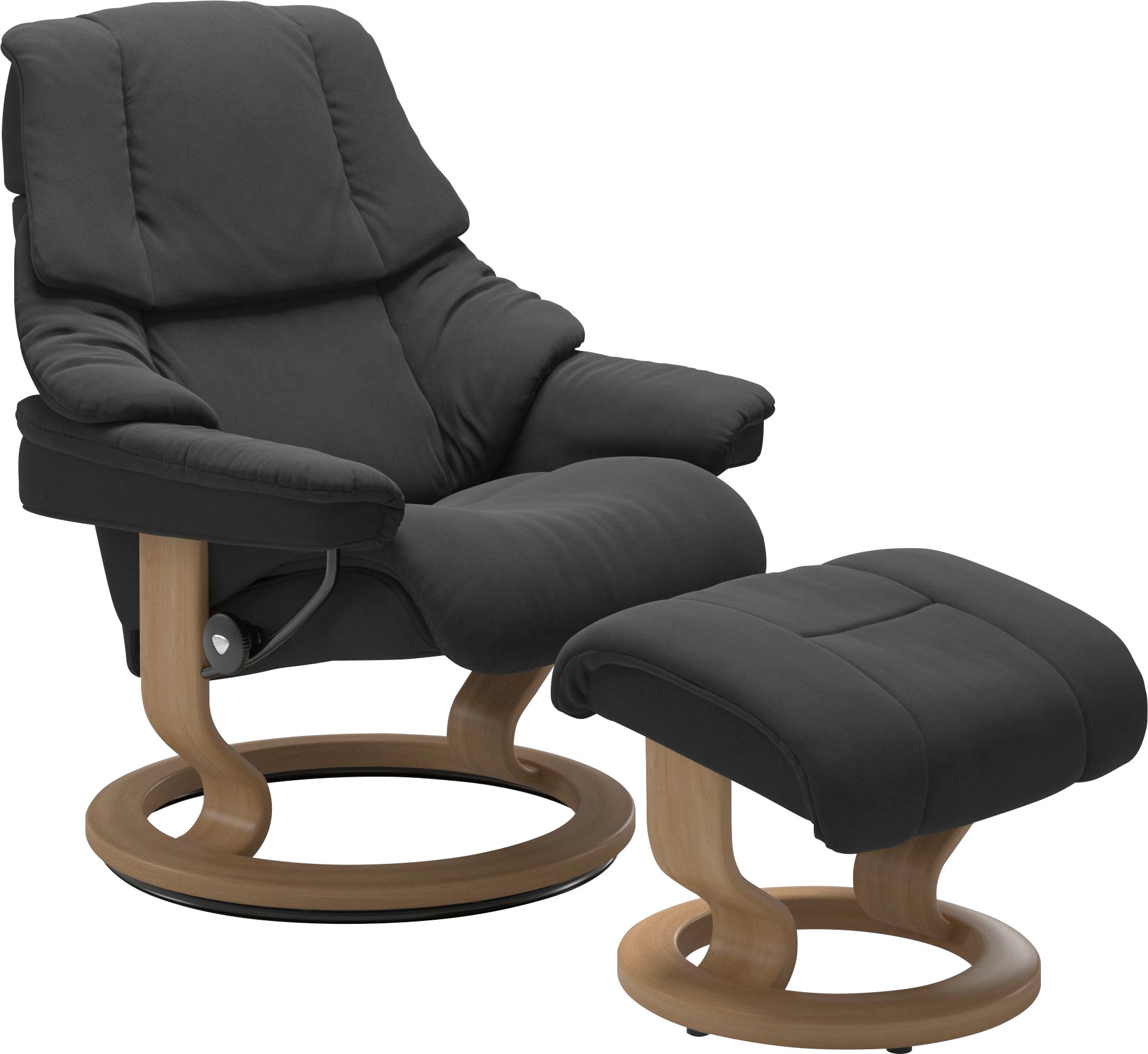 Stressless® Relaxsessel »Reno« Set, Relaxsessel mit Hocker, mit Hocker, mit günstig online kaufen
