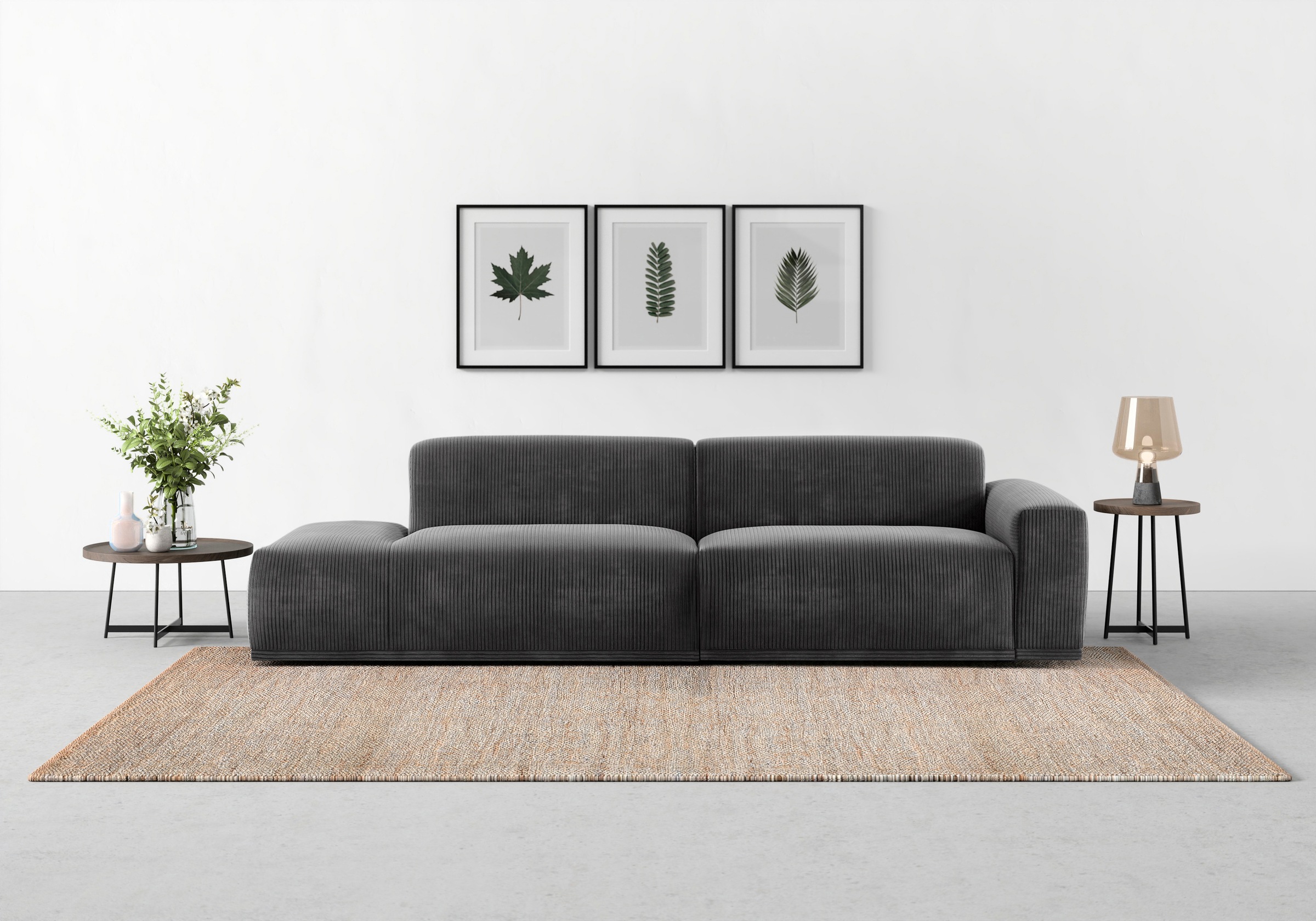 TRENDMANUFAKTUR Big-Sofa "Braga, mit hochwertigem Kaltschaum, Megasofa, in günstig online kaufen