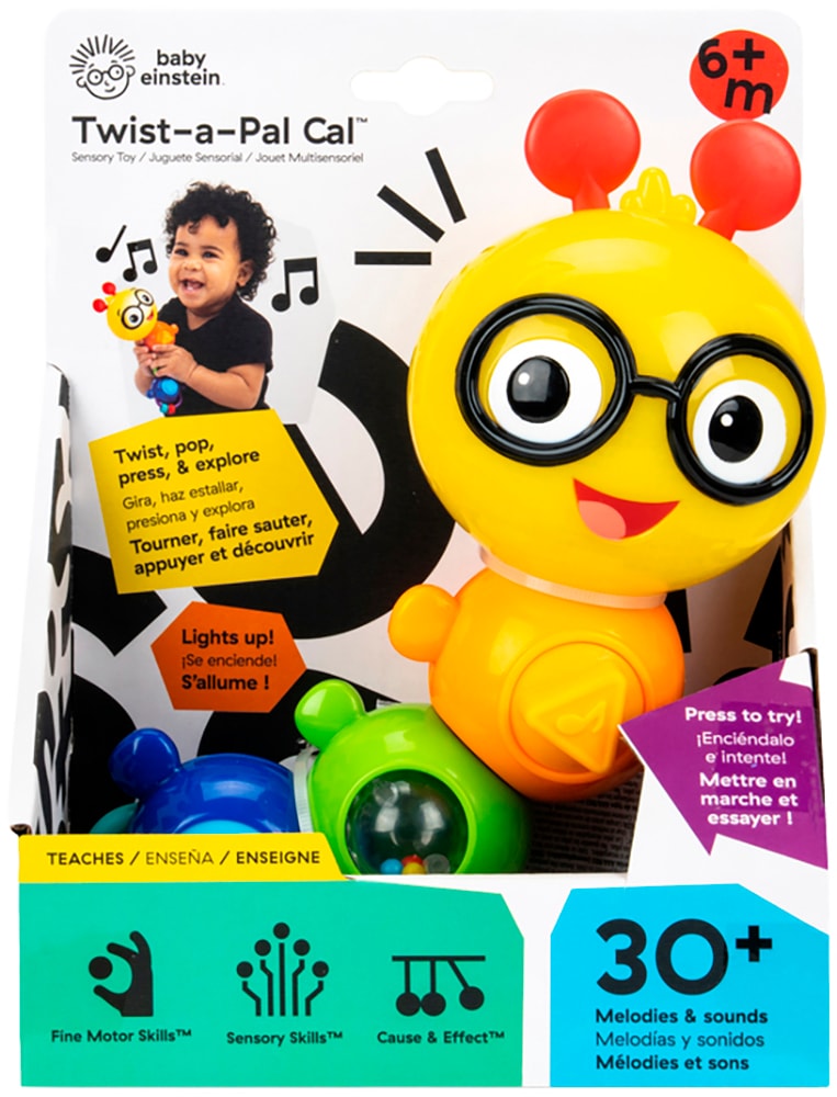 Baby Einstein Greifspielzeug »Sensorik-Spielzeug Twist-a-Pal Cal« mit Sound