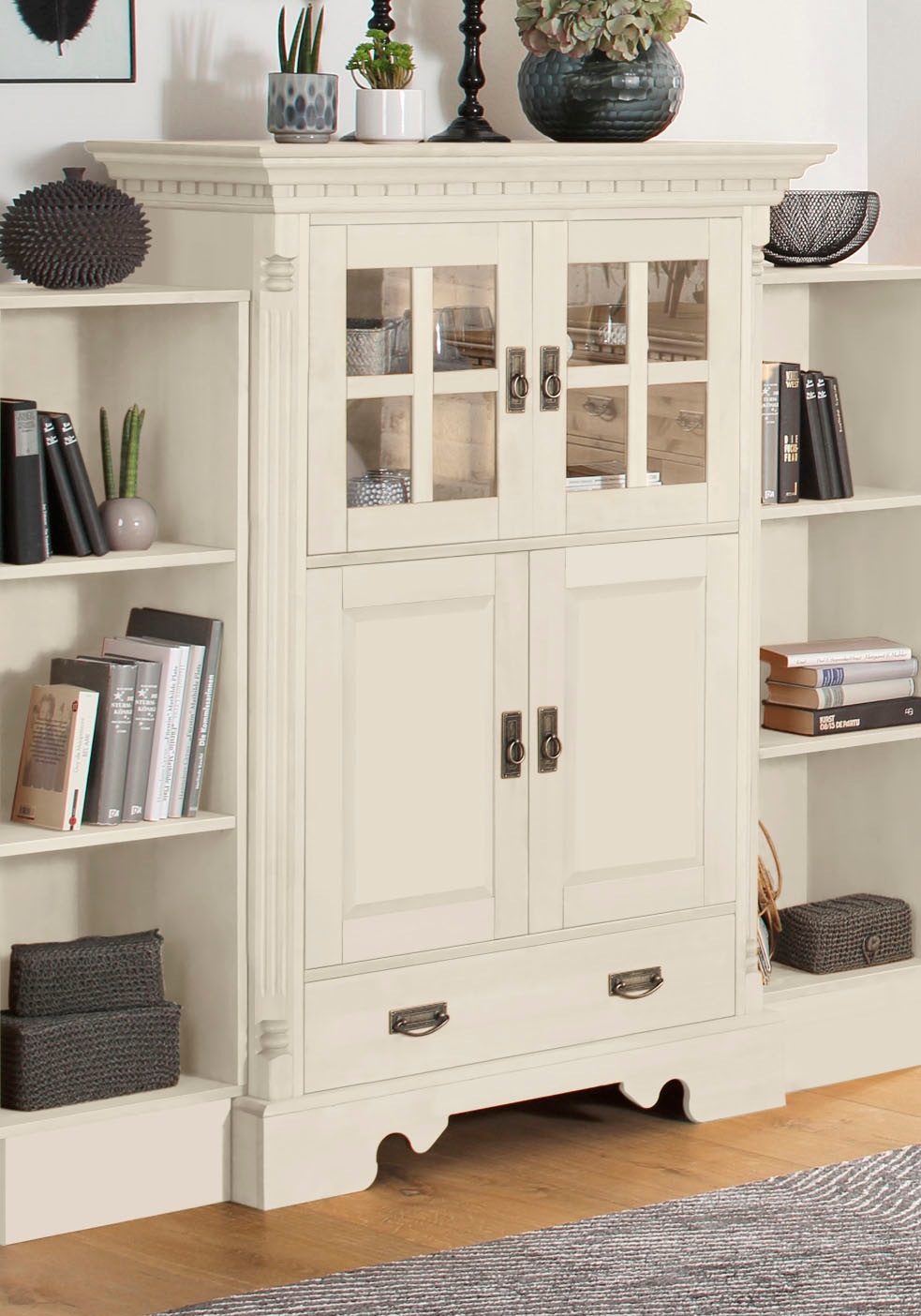 Home affaire Highboard »Milan«, Vitrine, Breite 102 cm