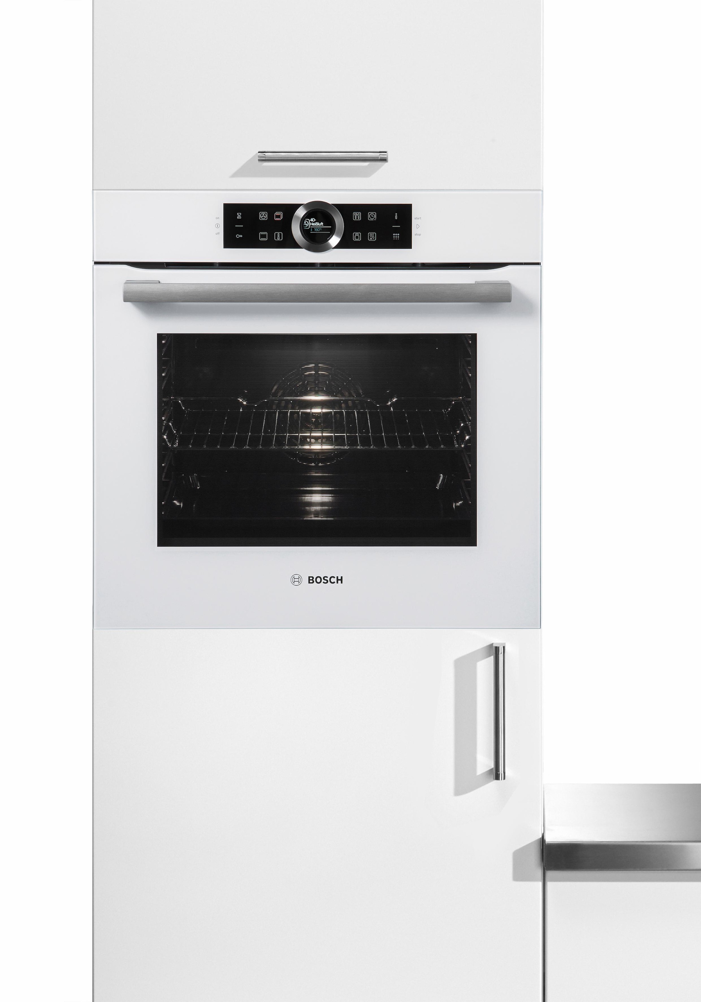 Bild von BOSCH Pyrolyse Backofen »HBG675BW1«, Serie 8, mit Teleskopauszug nachrüstbar, Pyrolyse-Selbstreinigung, mit AutoPilot