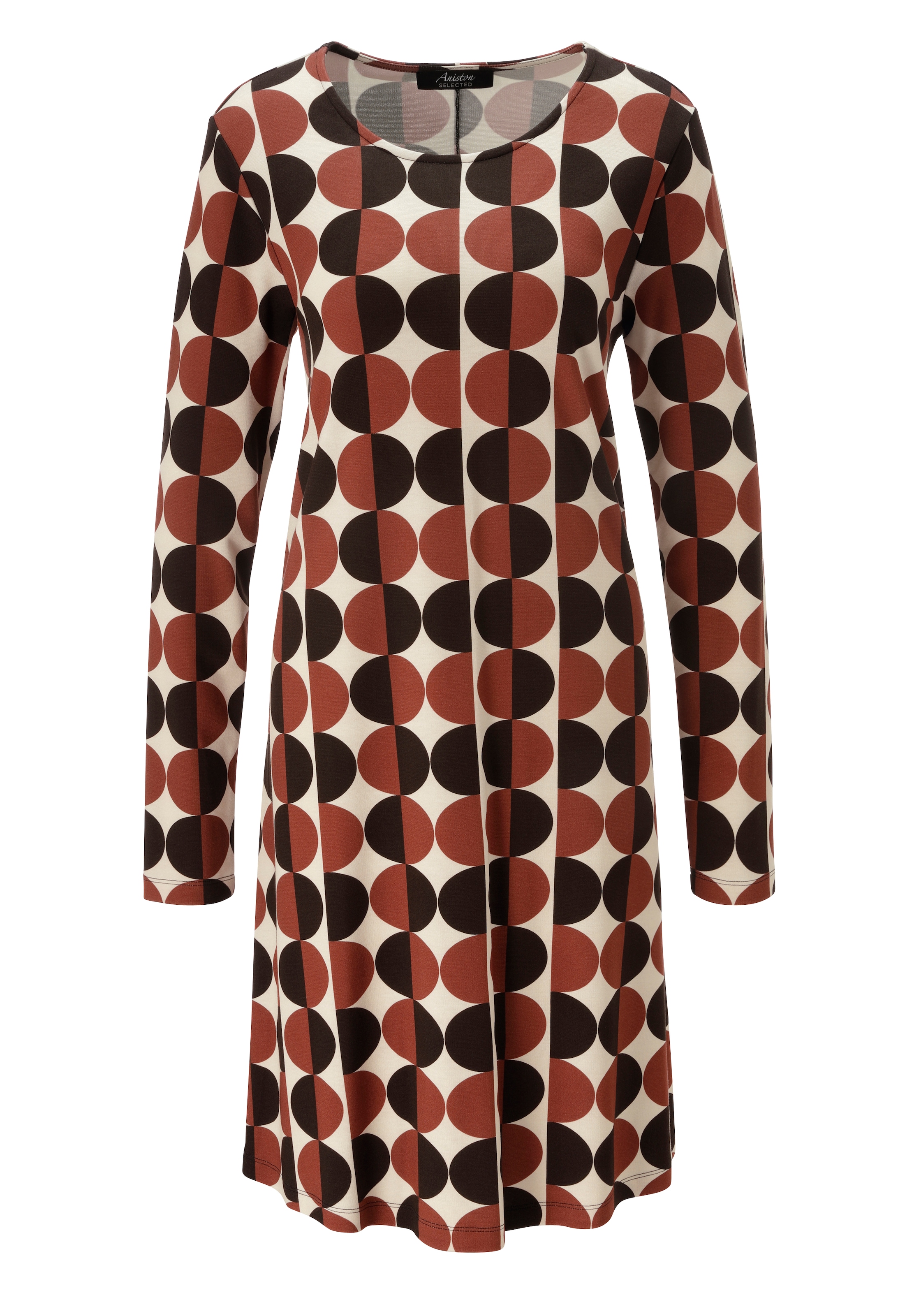 Aniston SELECTED Jerseykleid in leichter A-Linien-Form - NEUE KOLLEKTION