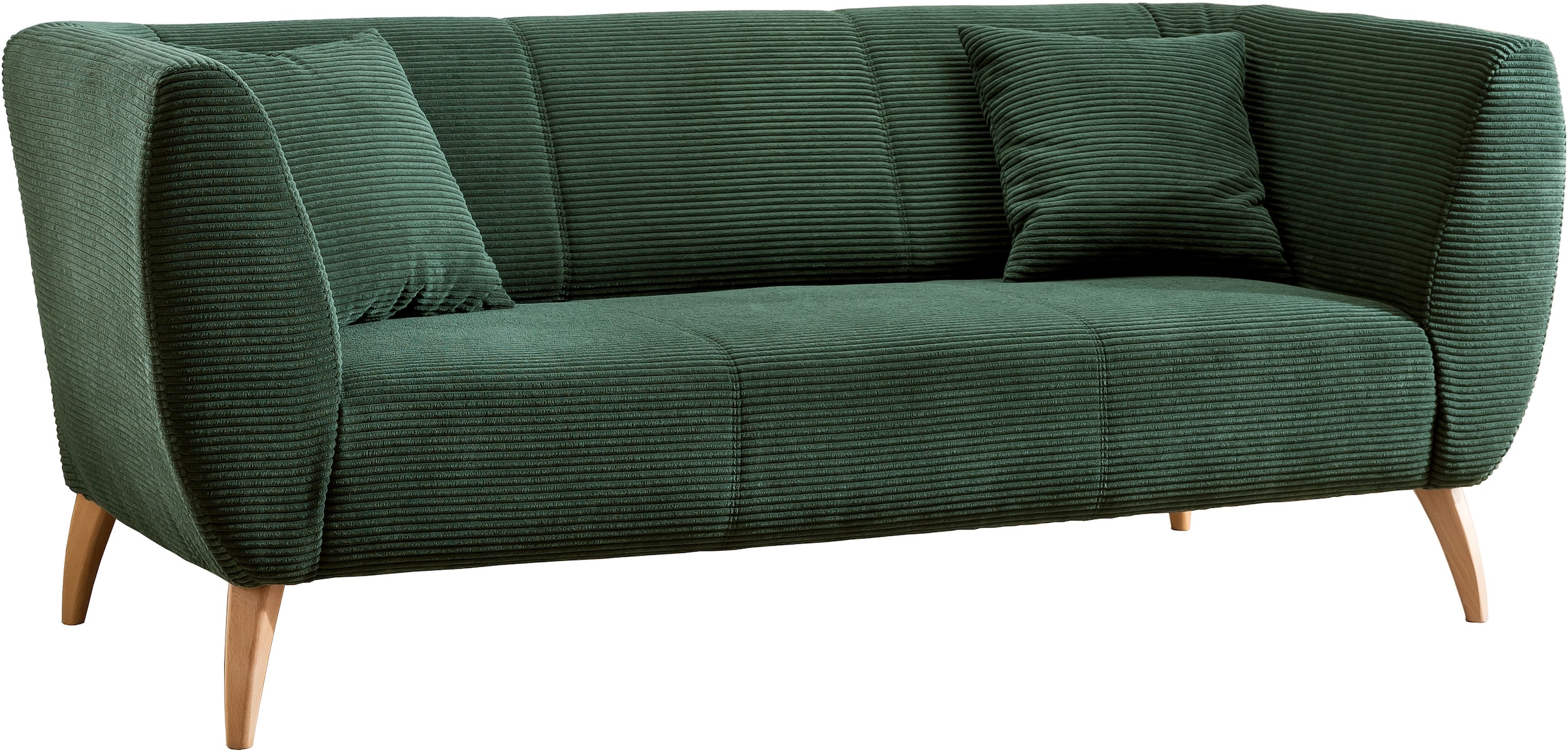 Home affaire 3-Sitzer zwei verschiedene Fußfarben wählbar