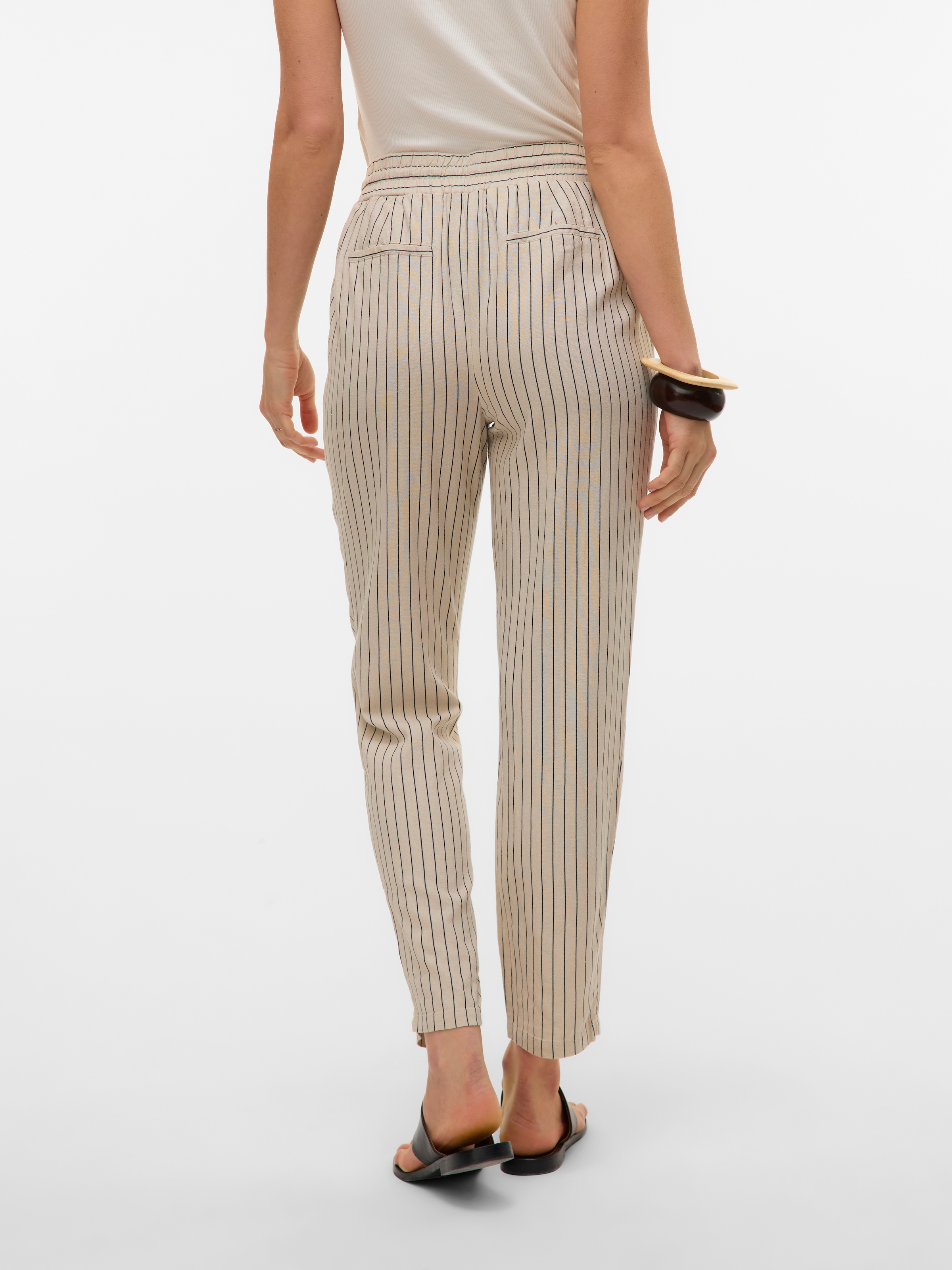 Vero Moda Schlupfhose »VMJESMILO ANKLE PANTS GA NOOS«, Sommerhose, mit Leinen