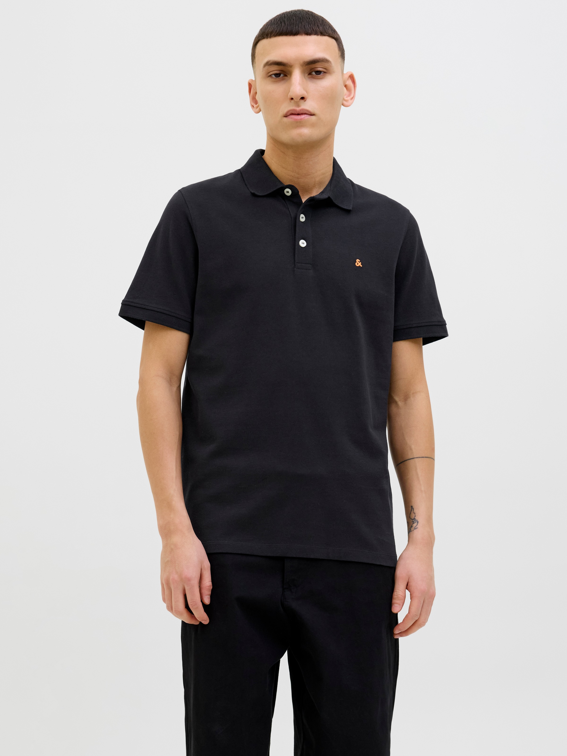 Jack & Jones »JJEPAULOS POLO SS NOOS« mit Logo Stickerei