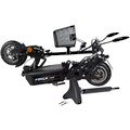 Forca E-Scooter »Camper Basic 20 km/h Safety mit Nabenmotor«, 20 km/h, 25 km, inkl. Blinker + Gepäck-Case
