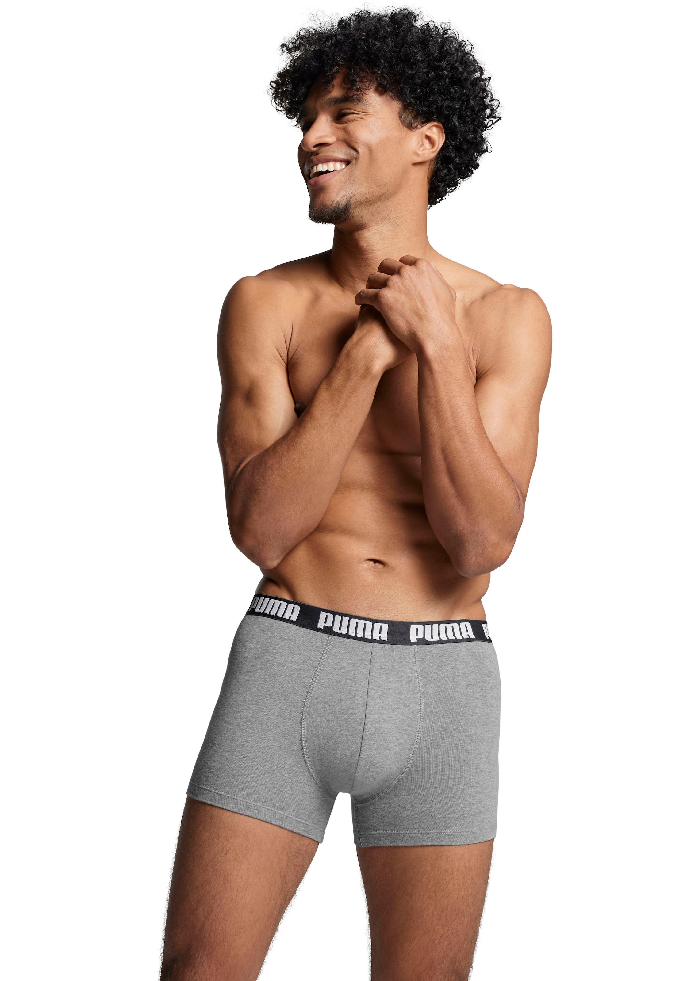 PUMA Boxershorts »PUMA MEN EVERYDAY BOXERS 3P«, (3er Pack), mit Komfortbund