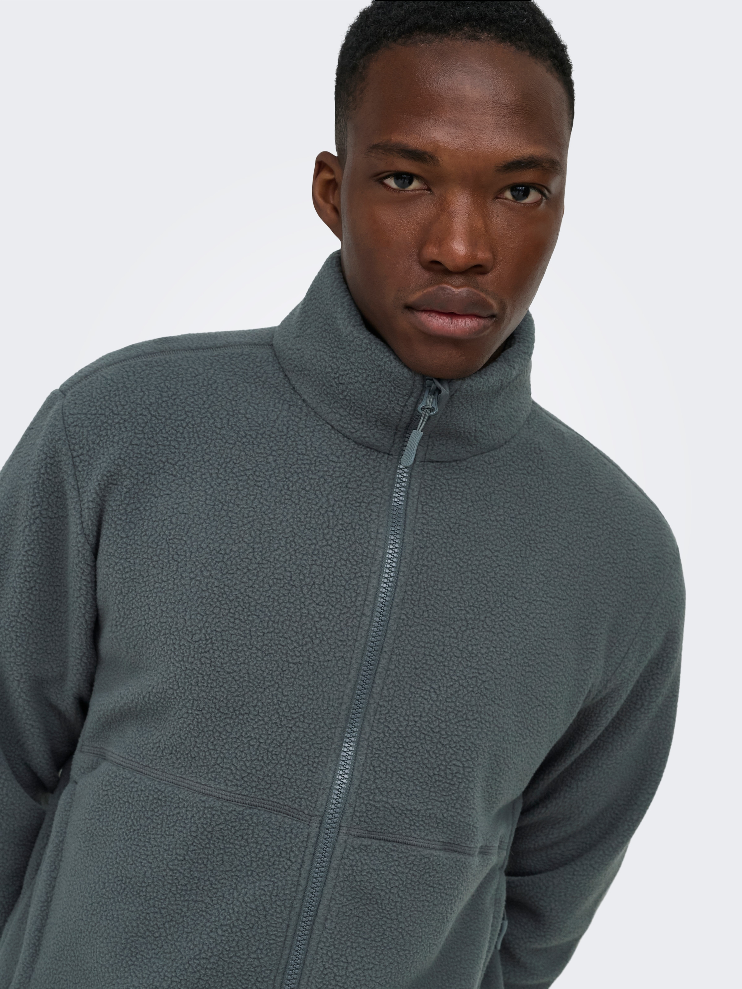ONLY & SONS Fleecejacke »ONSJASON PRTC FLEECE JACKET OTW NOOS« Polyester, regular fit