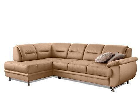 sit&more Ecksofa »Mailand L-Form«, wahlweise mit Bettfunktion