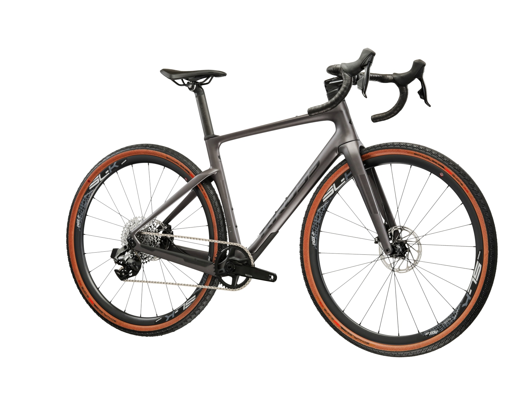 Kross Gravelbike »Carbon Esker RS 3.0 28" grau 12 Gänge 2026« 12 Gang SRAM RIVAL XPLR AXS Schaltwerk Kettenschaltung Rahmen aus Carbon