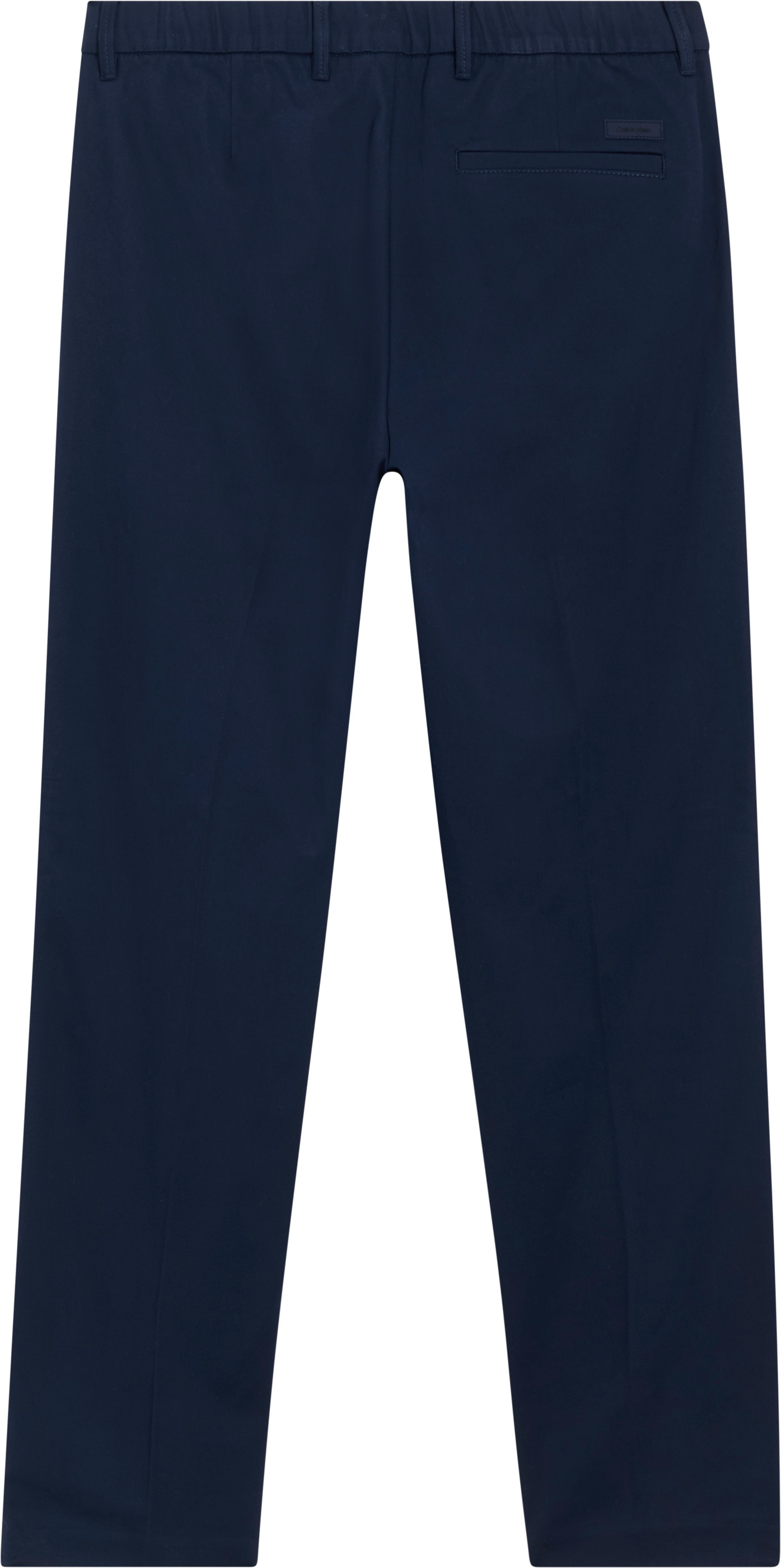Calvin Klein Bundfaltenhose »SATEEN STRETCH TAPERED PLEAT«, in Satin-Optik