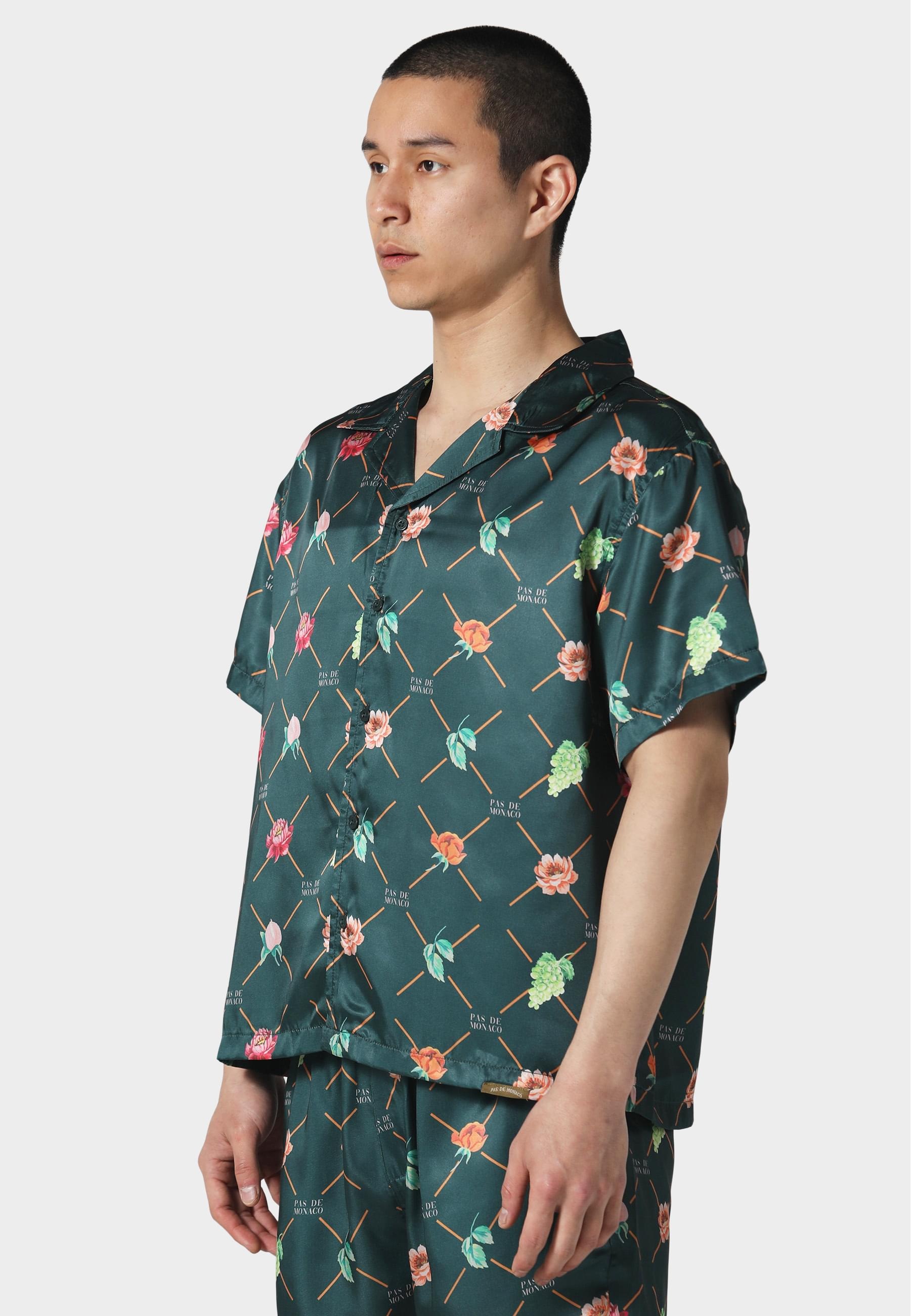 Pas De Monaco Langarmhemd »Pas De Monaco FRUIT MONOGRAM CUBAN SHIRT« 1 Stk.
