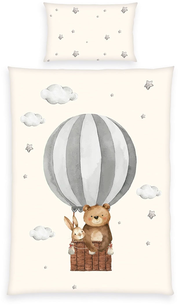 Baby Best Babybettwäsche »babybest Ballonfahrt«, Wendebettwäsche günstig online kaufen