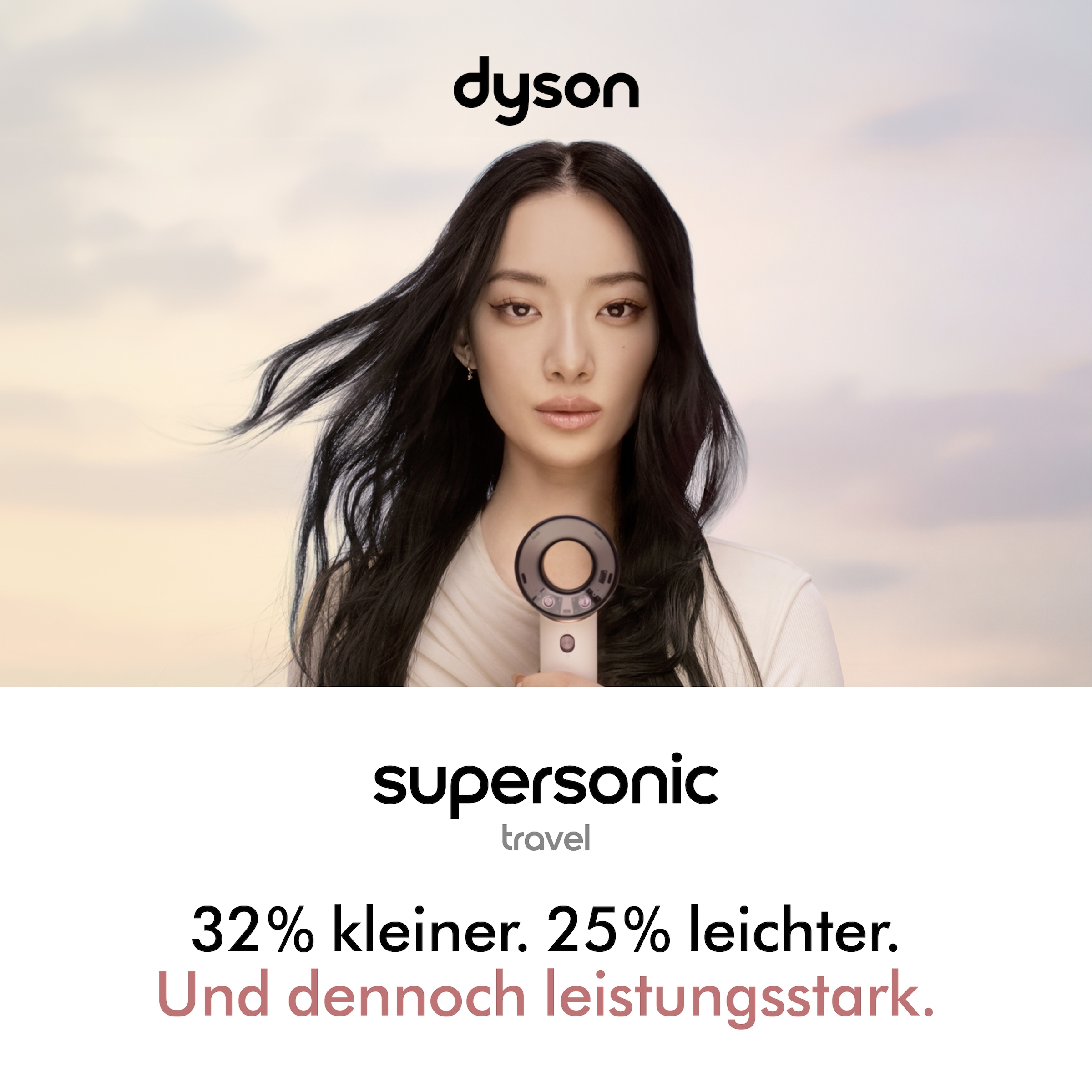 DYSON Haartrockner »Supersonic Travel« 1.200 W 1 Aufsätze perfekt für unterwegs, intelligente Temperaturregulierung