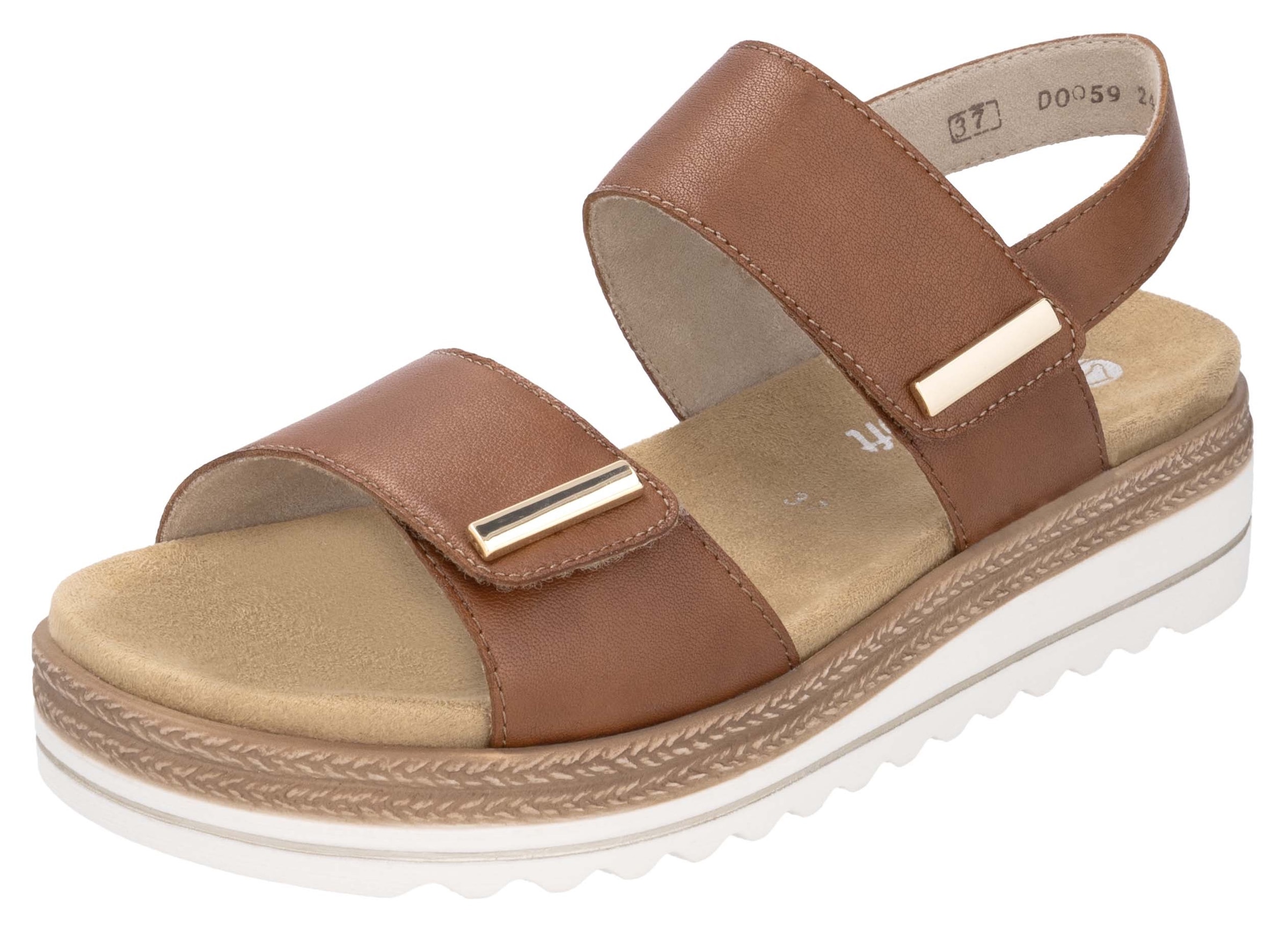 Remonte Keilsandalette  Riemchensandale, Bequemschuh mit Schmuckelementen