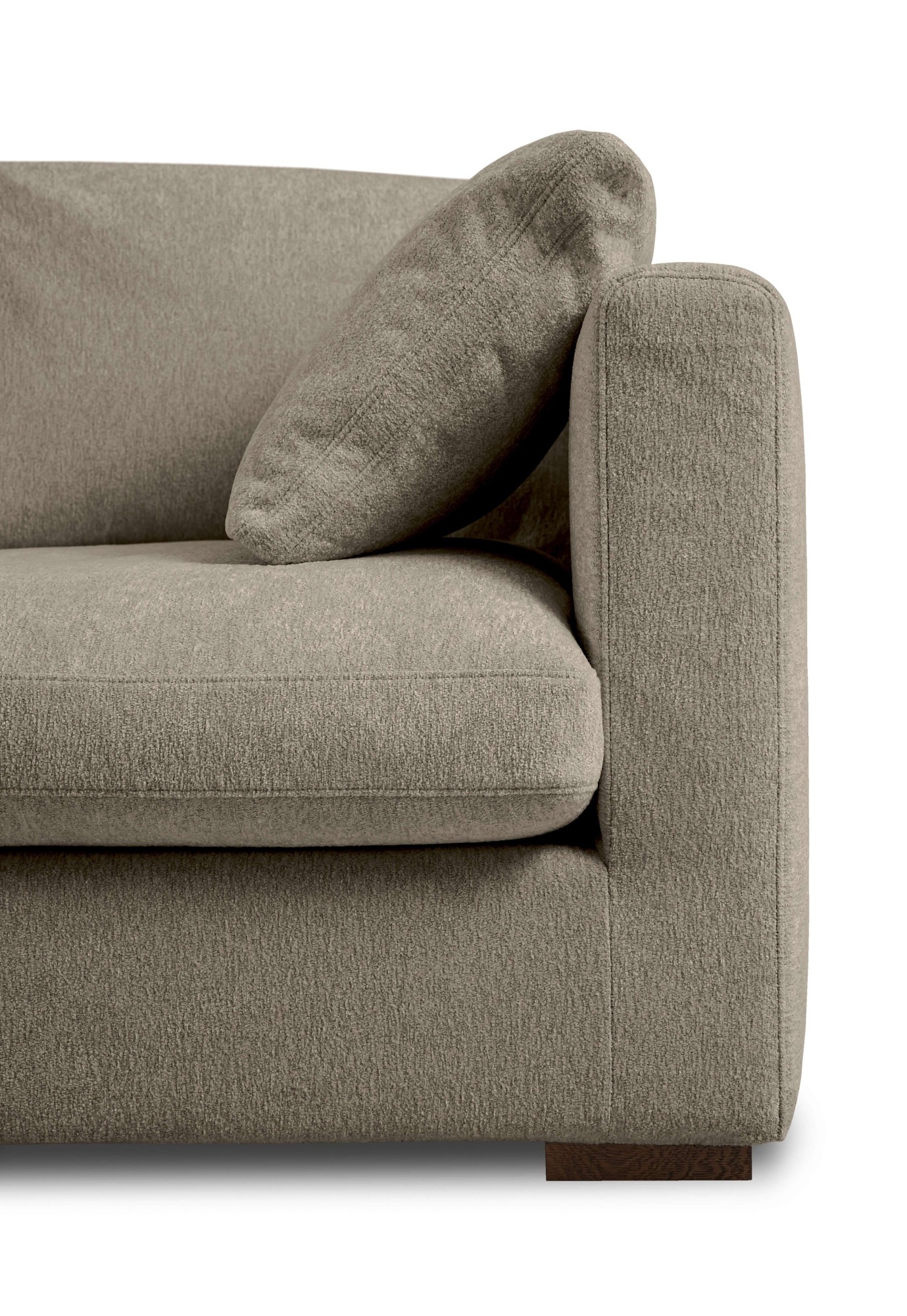 Home affaire Ecksofa »Coray«, Breite 266 cm, extra weich und kuschelig, mit Federn und Daunen