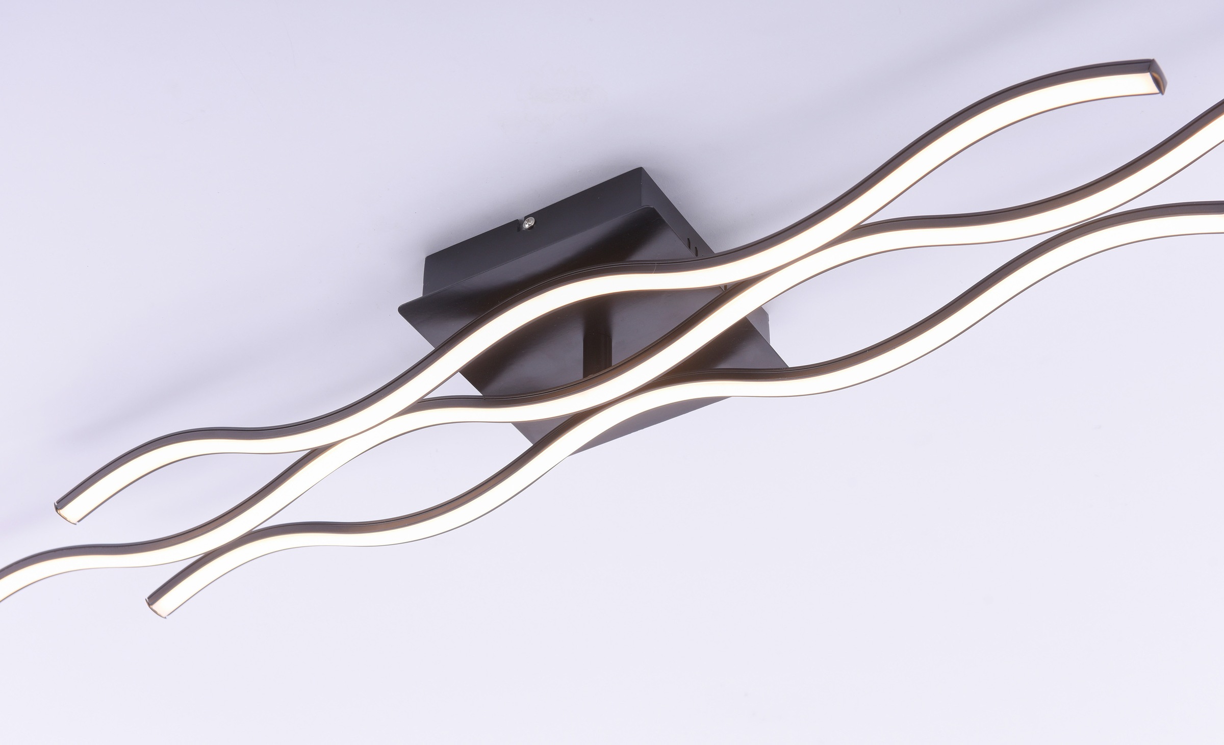 JUST LIGHT LED Deckenleuchte »WAVE«, 1 flammig, Leuchtmittel LED-Board | LED fest integriert, LED Deckenlampe