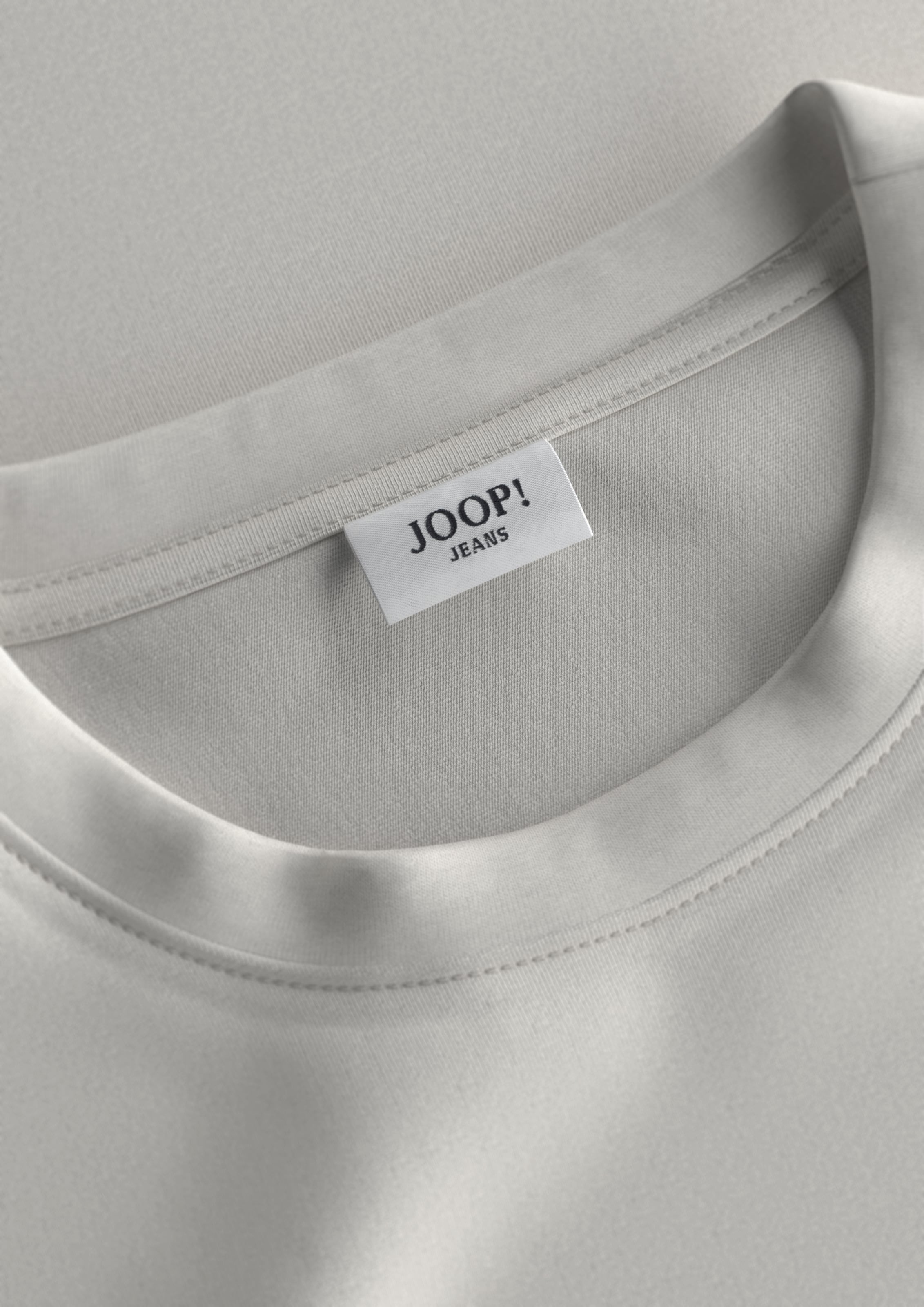 Joop Jeans Kurzarmshirt »Alphis«, Mit Ton-in Ton Logoprint