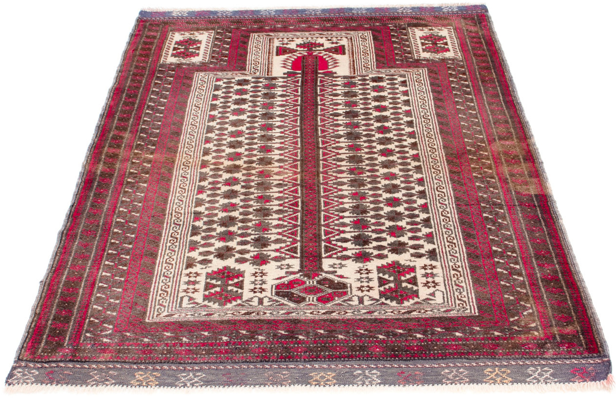 morgenland Orientteppich »Belutsch - 137 x 100 cm - beige«, rechteckig, Woh günstig online kaufen
