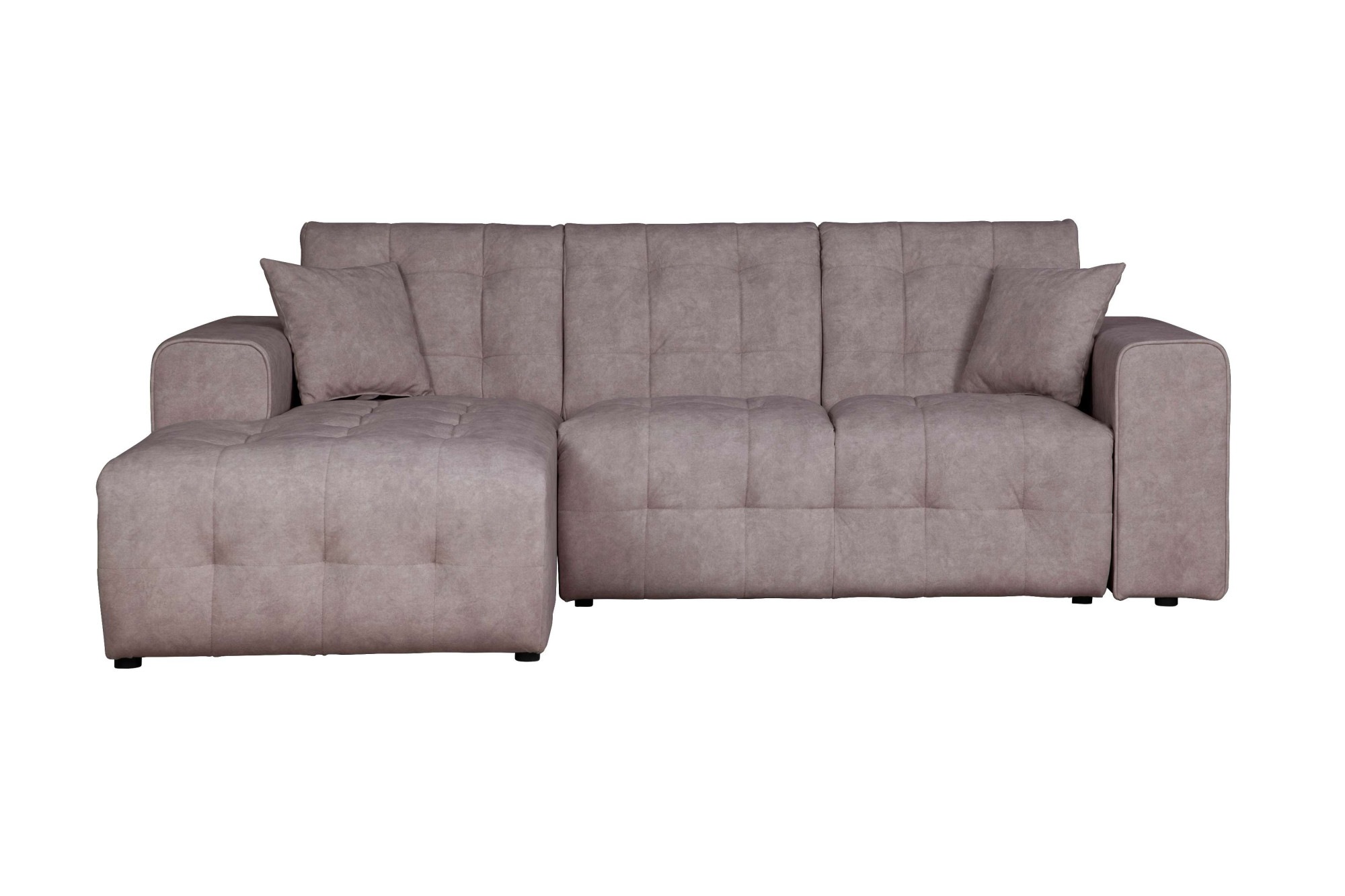 Home affaire Ecksofa »Nosia L-Form«, incl. 2 Zierkissen, mit feiner Steppung
