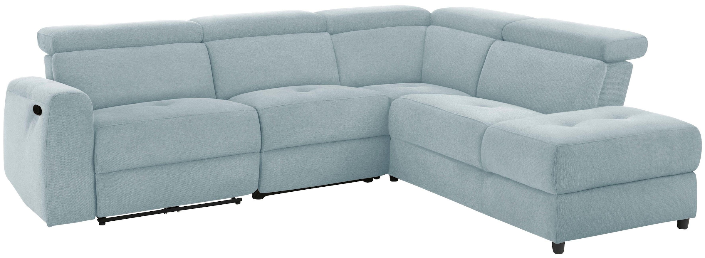 Home affaire Ecksofa "Sentrano, L-Form,", 273 cm, man. o. elektr. Relaxfunk günstig online kaufen