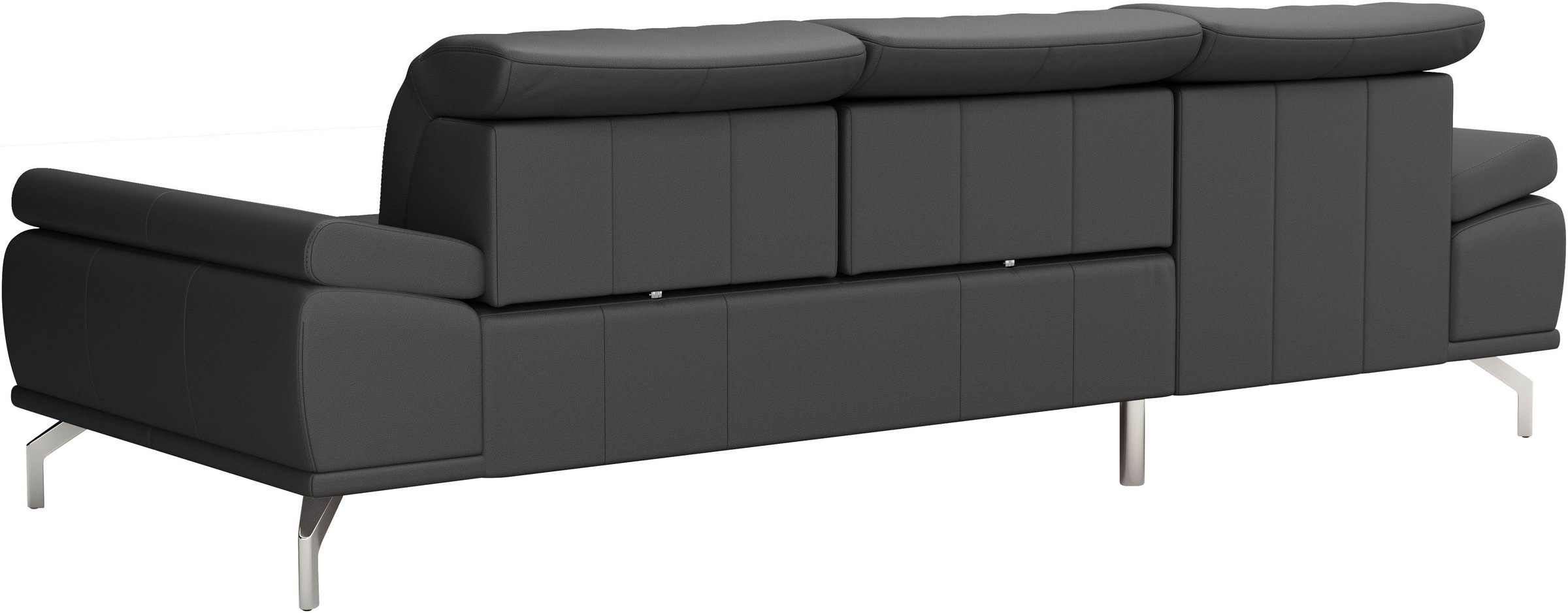 Places of Style Ecksofa »Caluna«, Inkl.Sitztiefenverstellung, wahlweise mit Kopf- und Armteilverstellung
