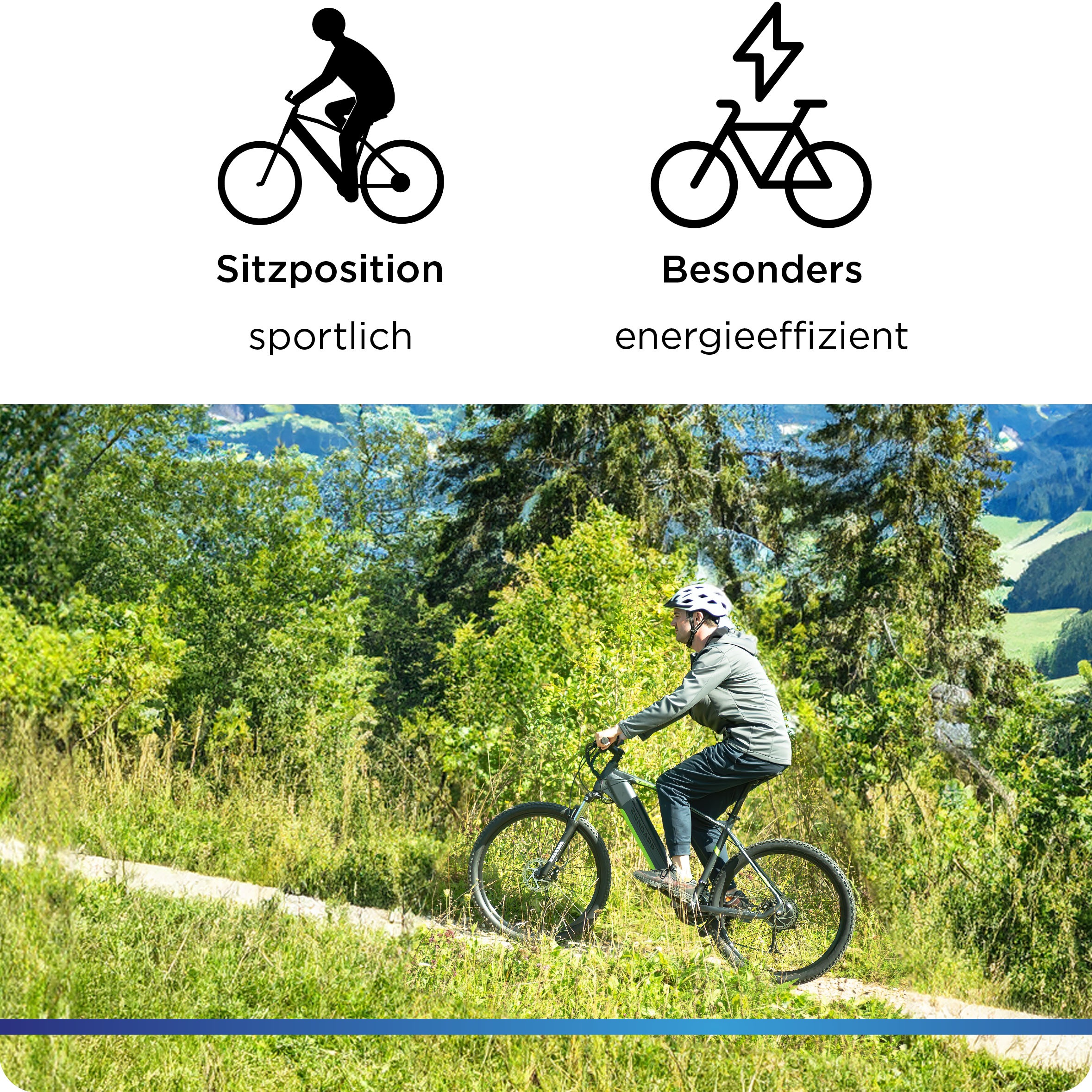 Zündapp E-Bike »Z808«, 10 Gang, Shimano, Deore RD-T6000, Heckmotor 250 W