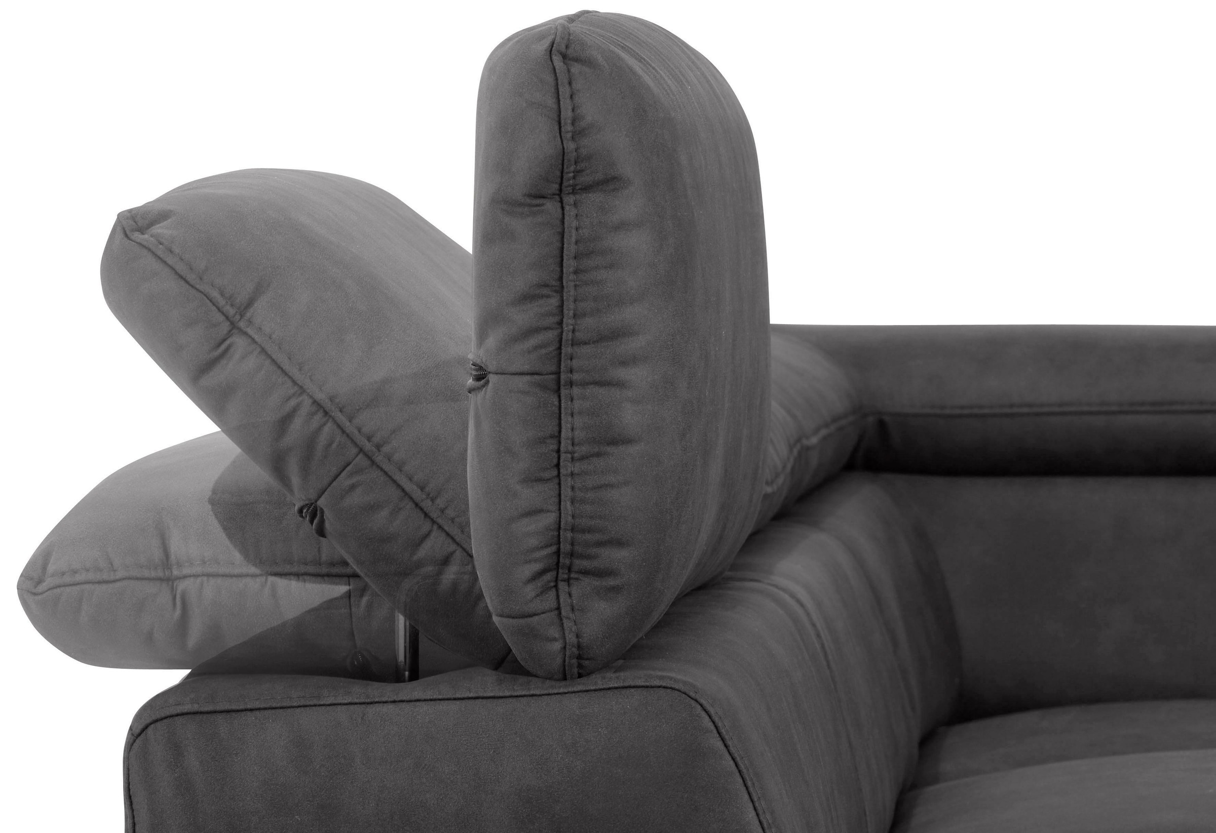 Home affaire Ecksofa »Alberto L-Form«, mit Kopfteilverstellung, wahlweise mit Bettfunktion