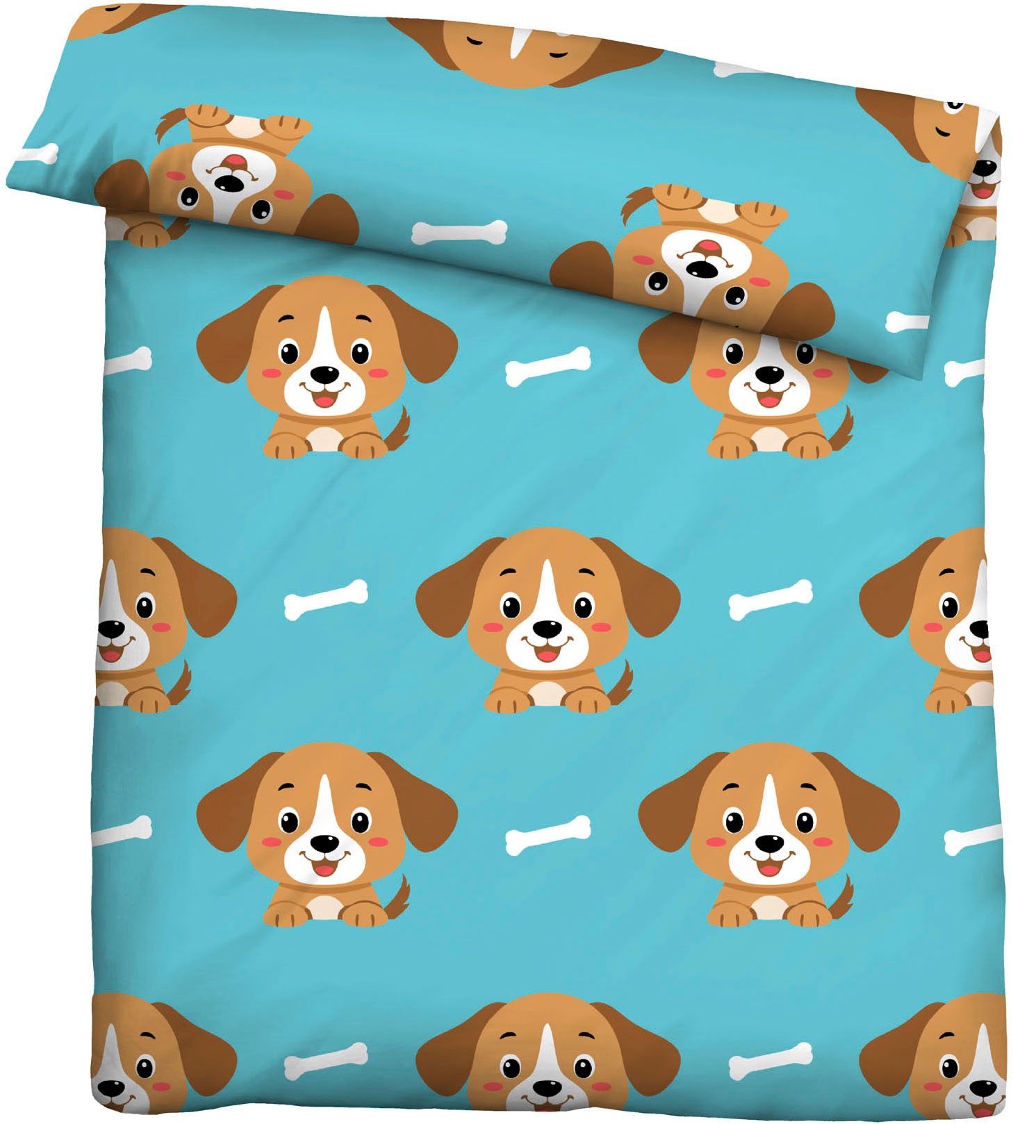 Castell - Markenbettwäsche Jugendbettwäsche »0330247« 2 Stk. tlg. Polar-Fleece, absolut flauschig, weich + wohlig warm, pflegeleicht