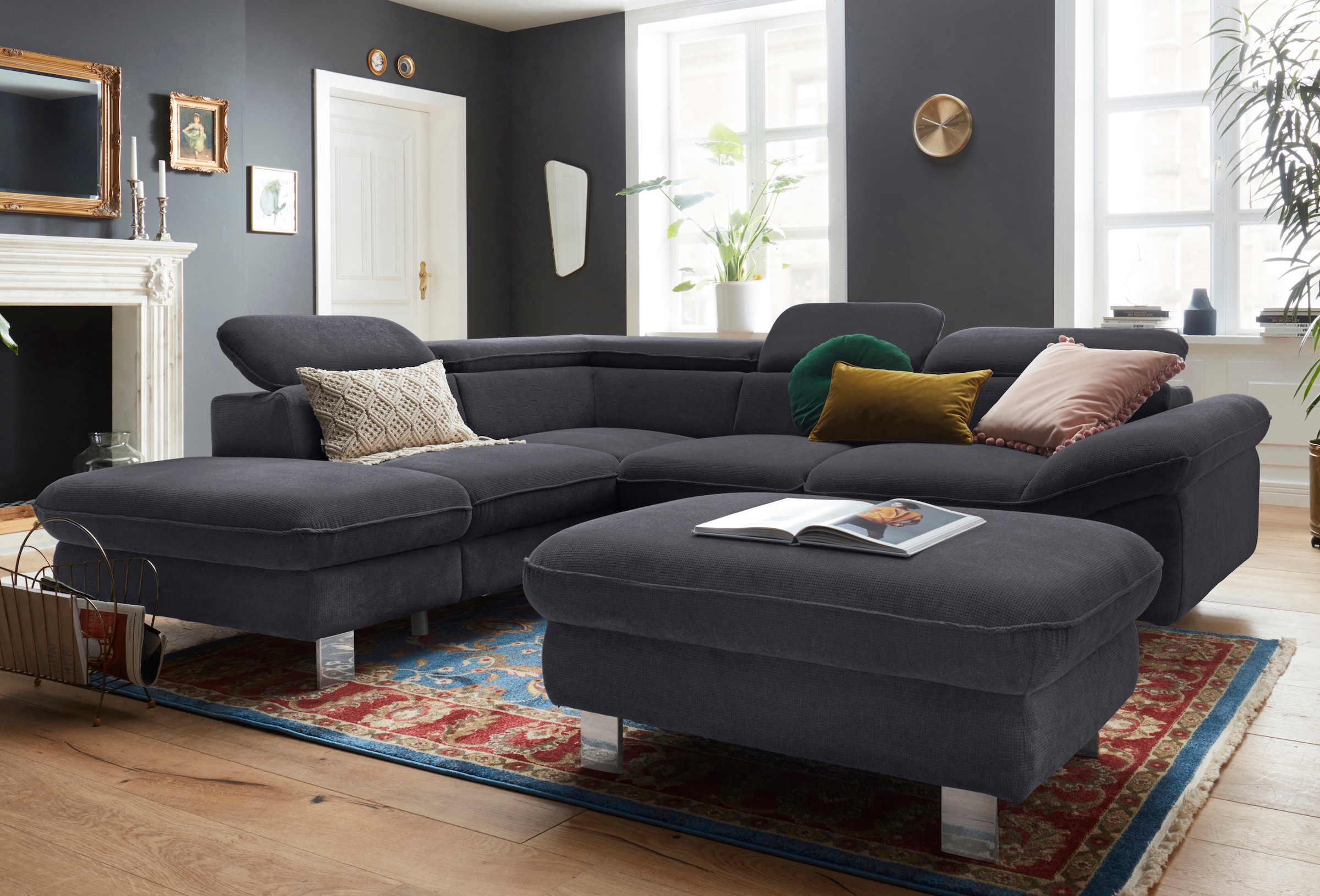 COTTA Polstergarnitur »Driver L-Form« Set, 2 Stk. tlg. Set bestehend aus: E günstig online kaufen