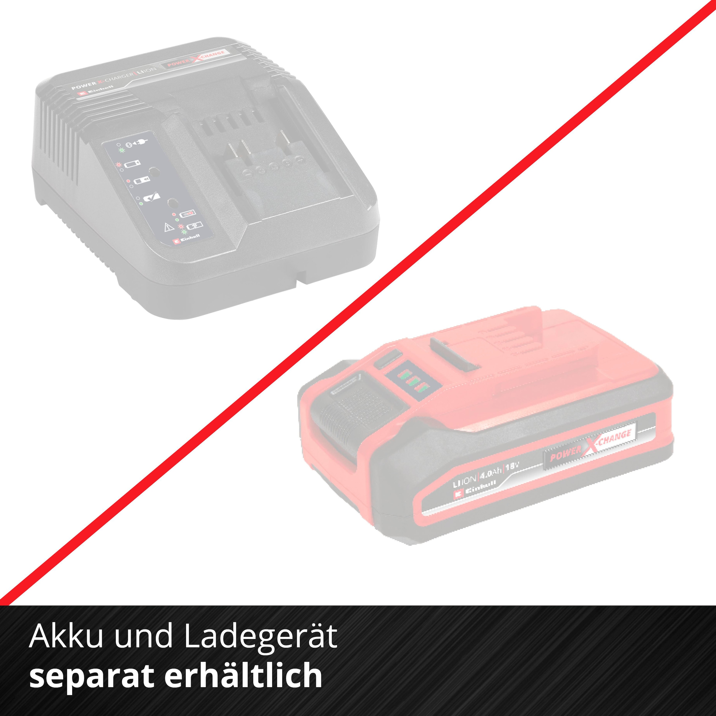 Einhell Akku-Vertikutierer / Lüfter »GC-SC 18/28 Li-Solo«, ohne Akku und Ladegerät