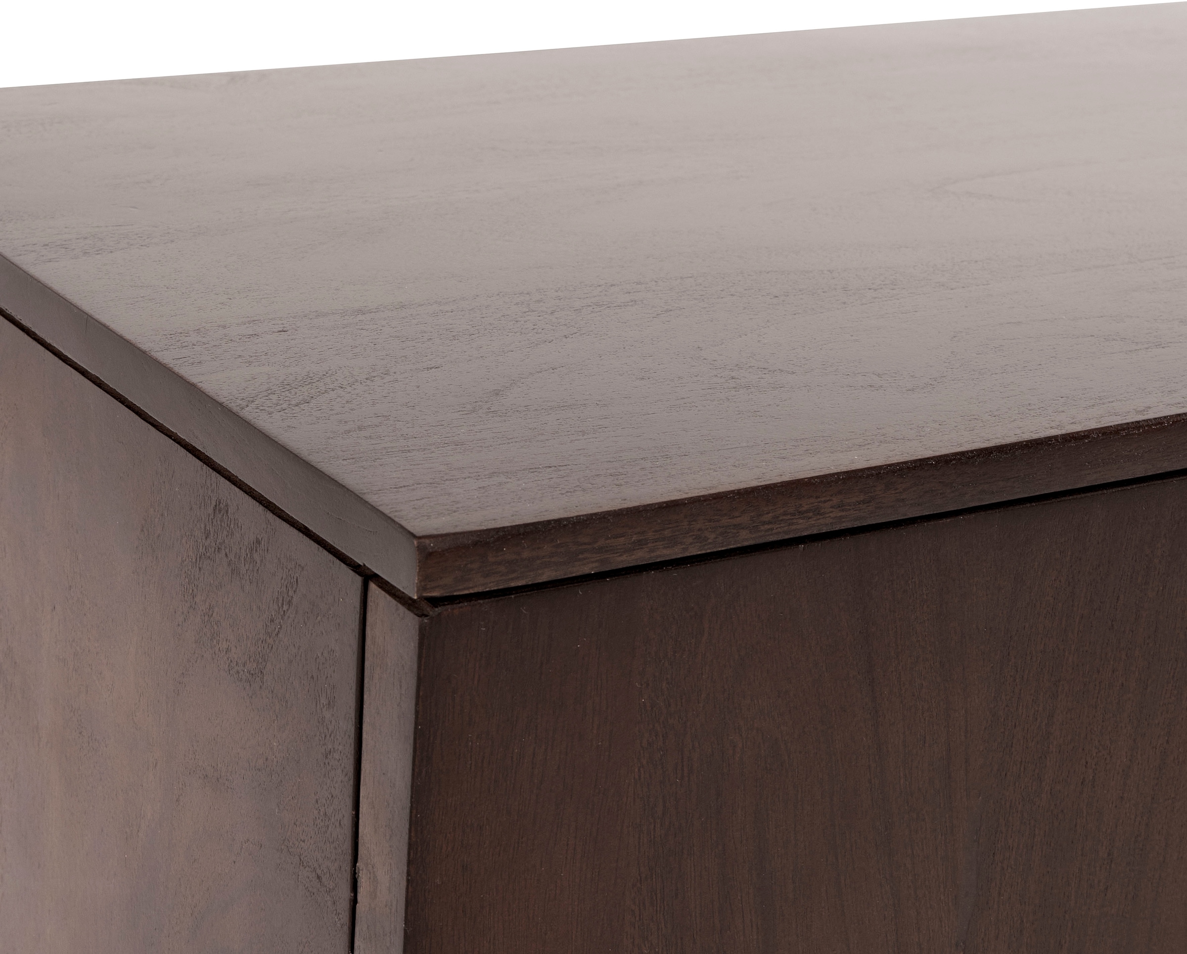 LeGer Home by Lena Gercke Sideboard »EMINA«, Akazie Massivholz, 146cm Kommode, mit Soft-Close und Designgriffen