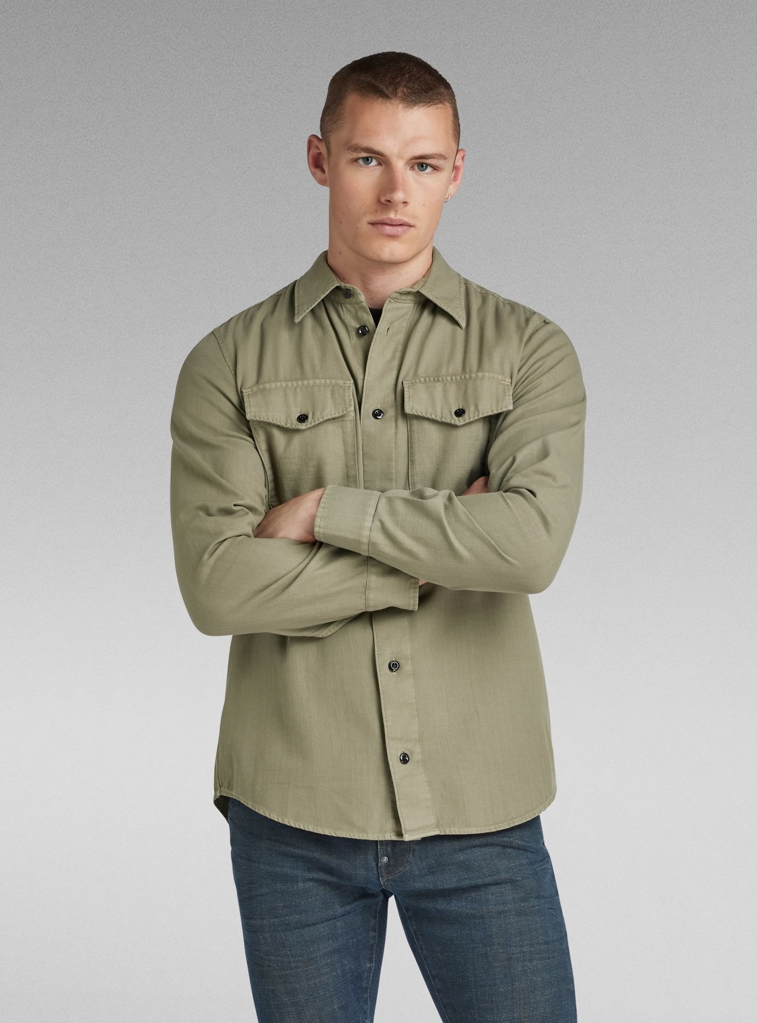 G-STAR Langarmshirt »Marine Slim Hemd«