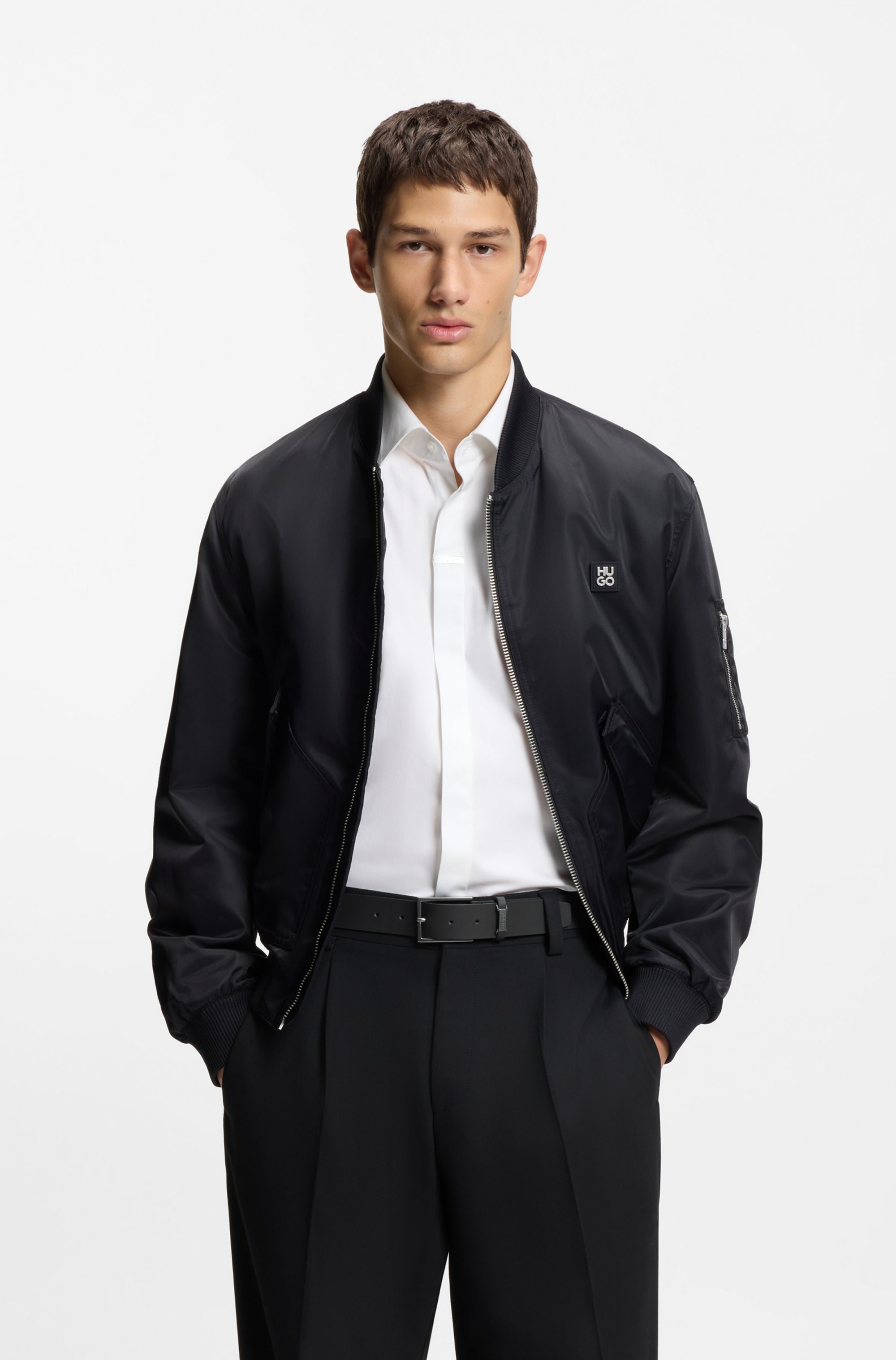 HUGO Ledergürtel »Gabriel Sz35« Mit Markenlabel von HUGO